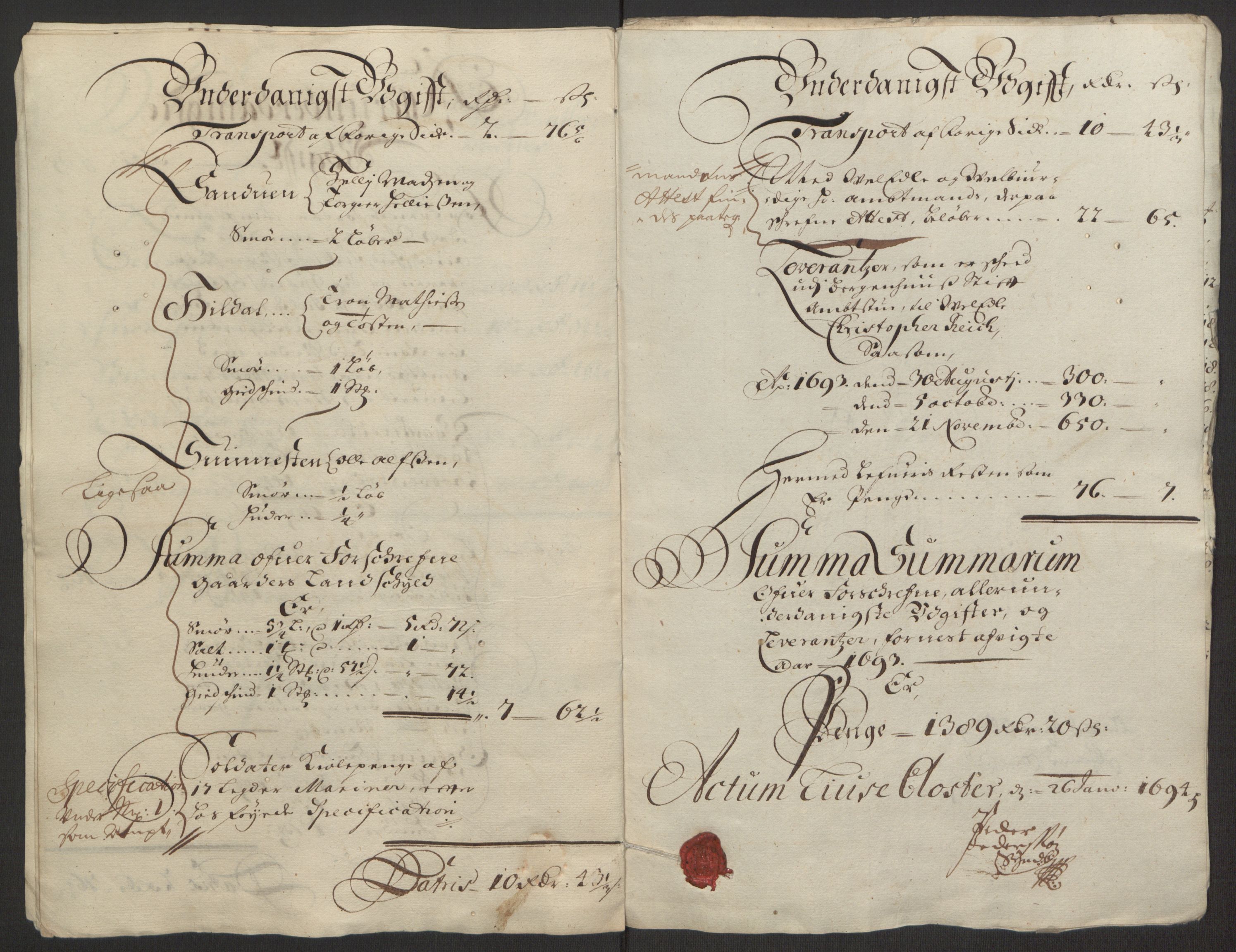 Rentekammeret inntil 1814, Reviderte regnskaper, Fogderegnskap, RA/EA-4092/R50/L3159: Fogderegnskap Lyse kloster, 1691-1709, p. 20