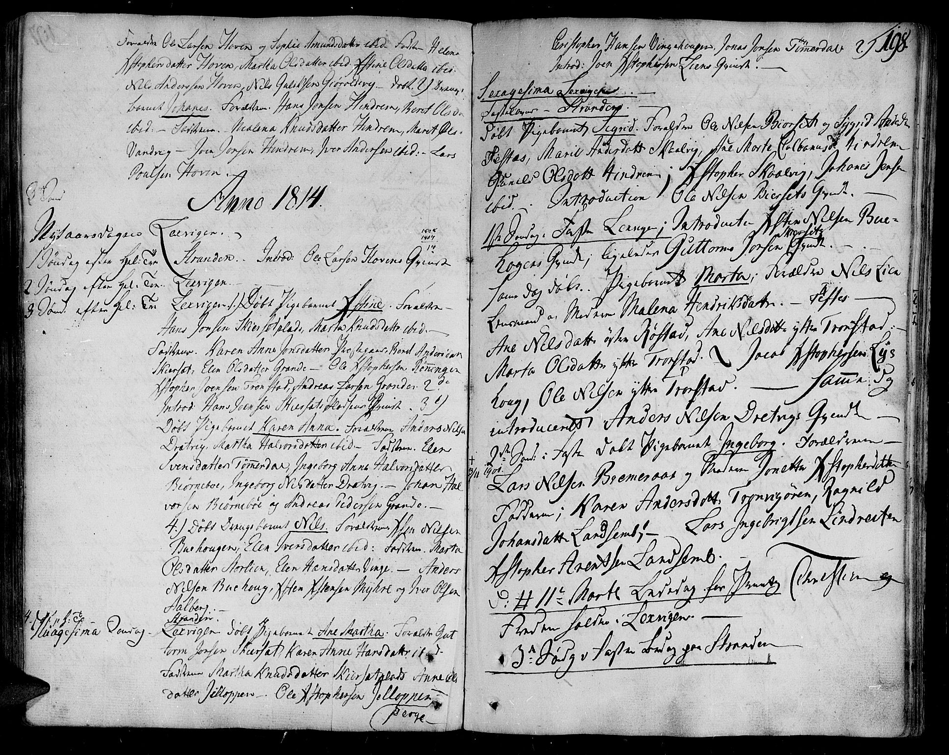 Ministerialprotokoller, klokkerbøker og fødselsregistre - Nord-Trøndelag, SAT/A-1458/701/L0004: Parish register (official) no. 701A04, 1783-1816, p. 198
