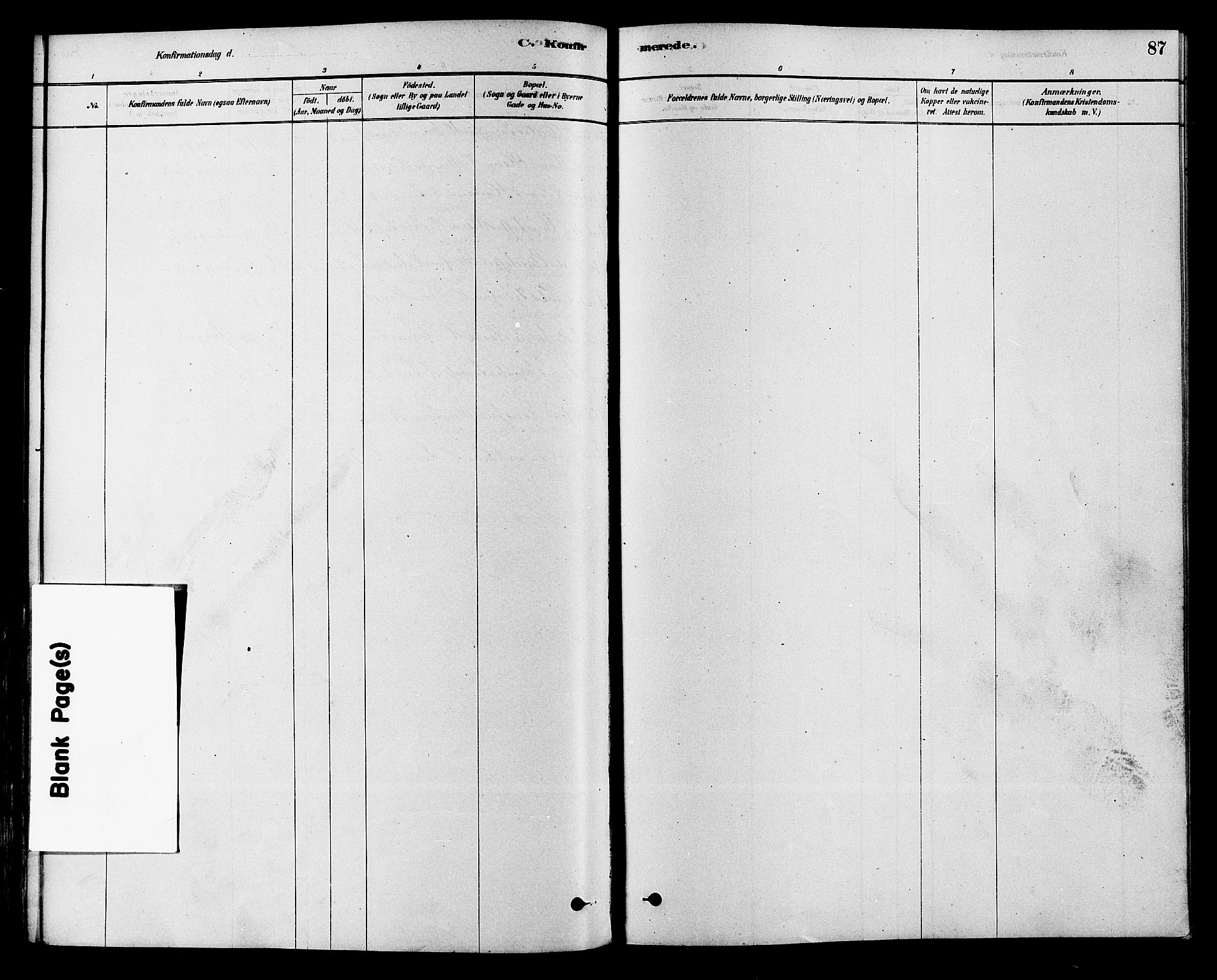 Modum kirkebøker, AV/SAKO-A-234/F/Fa/L0015: Parish register (official) no. 15 /1, 1877-1889, p. 87