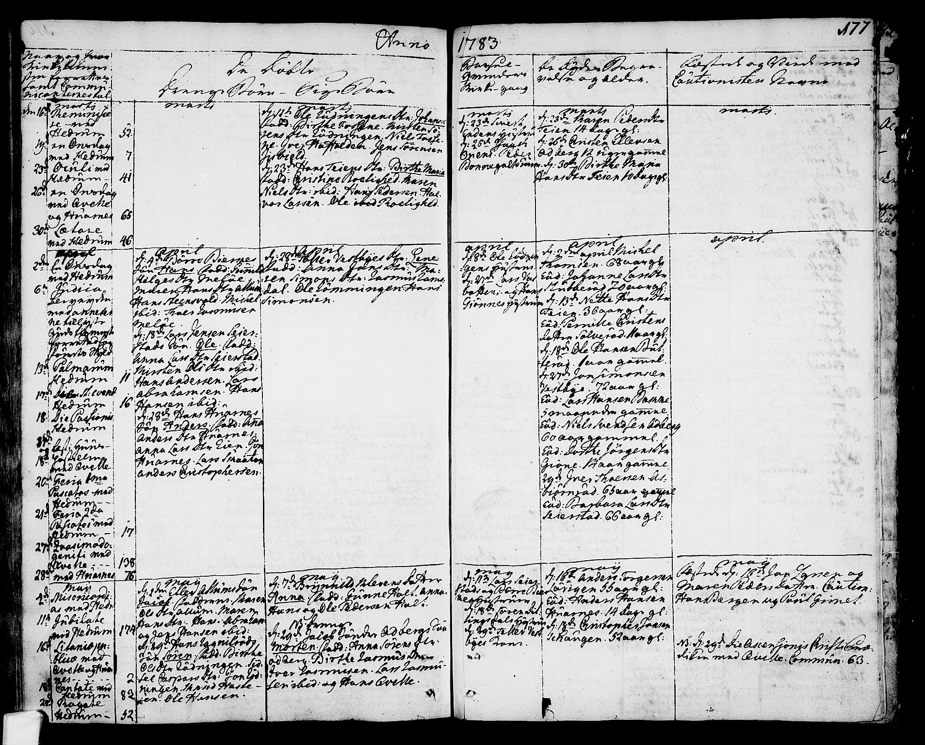 Hedrum kirkebøker, SAKO/A-344/F/Fa/L0001: Parish register (official) no. I 1, 1751-1785, p. 177