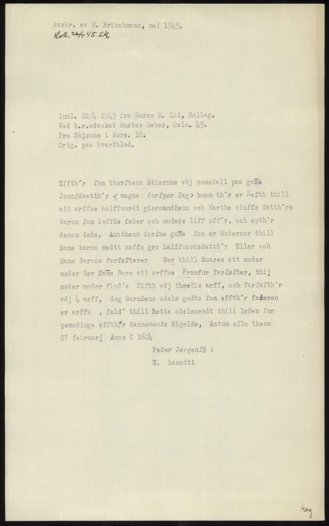 Samlinger til kildeutgivelse, Diplomavskriftsamlingen, AV/RA-EA-4053/H/Ha, p. 702