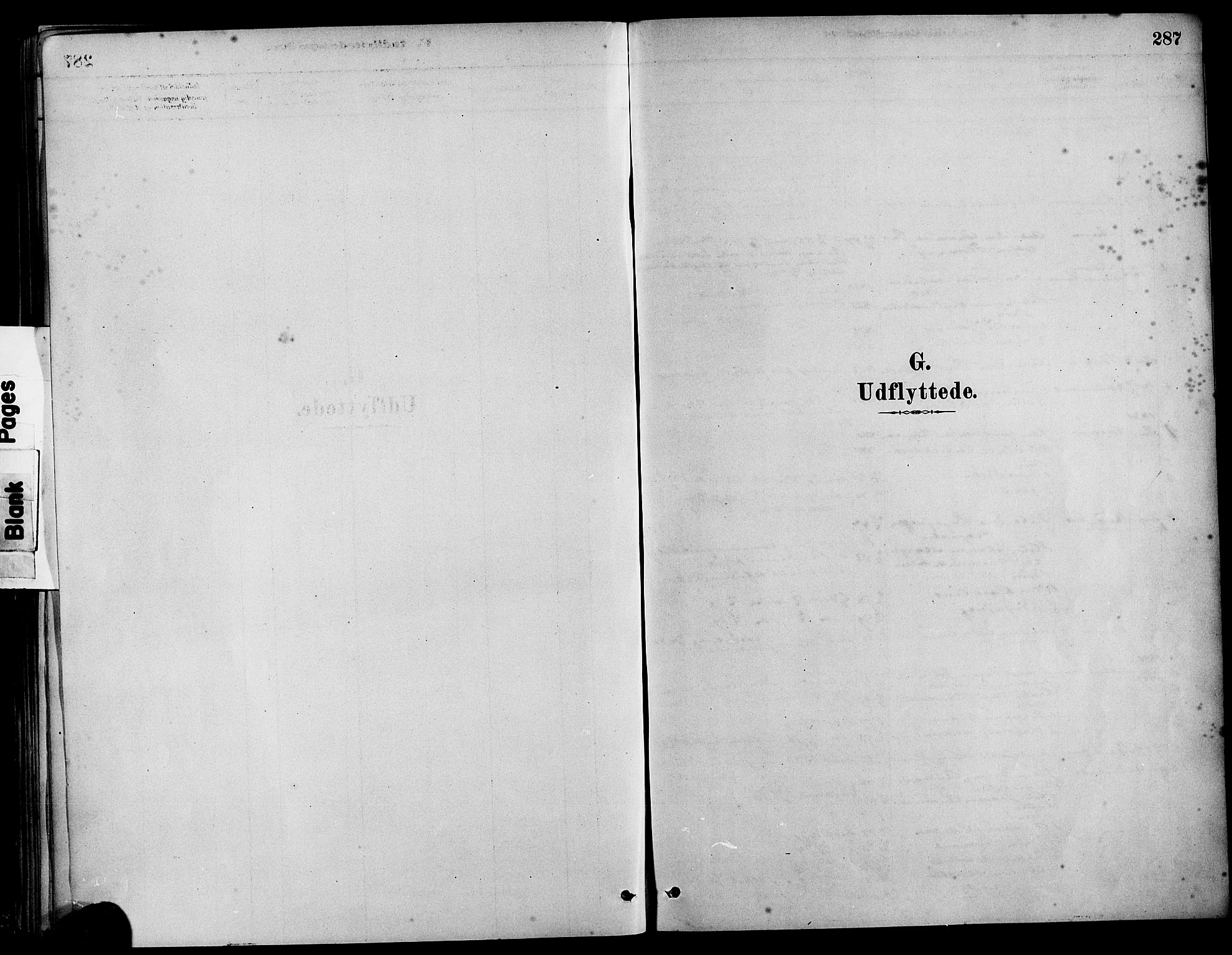 Askøy Sokneprestembete, SAB/A-74101/H/Ha/Haa/Haab/L0001: Parish register (official) no. B 1, 1878-1889, p. 287
