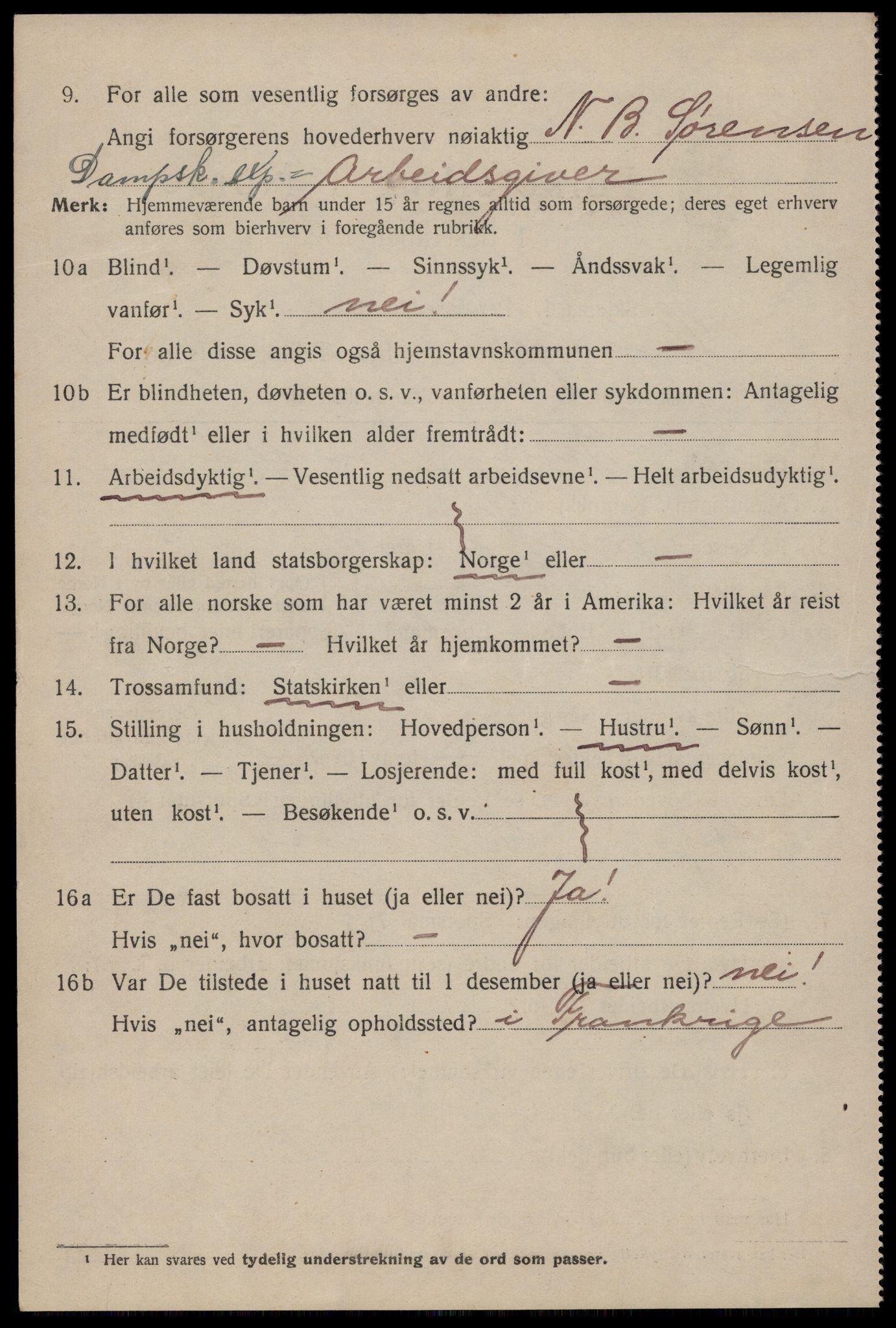 SAST, 1920 census for Stavanger, 1920, p. 112487