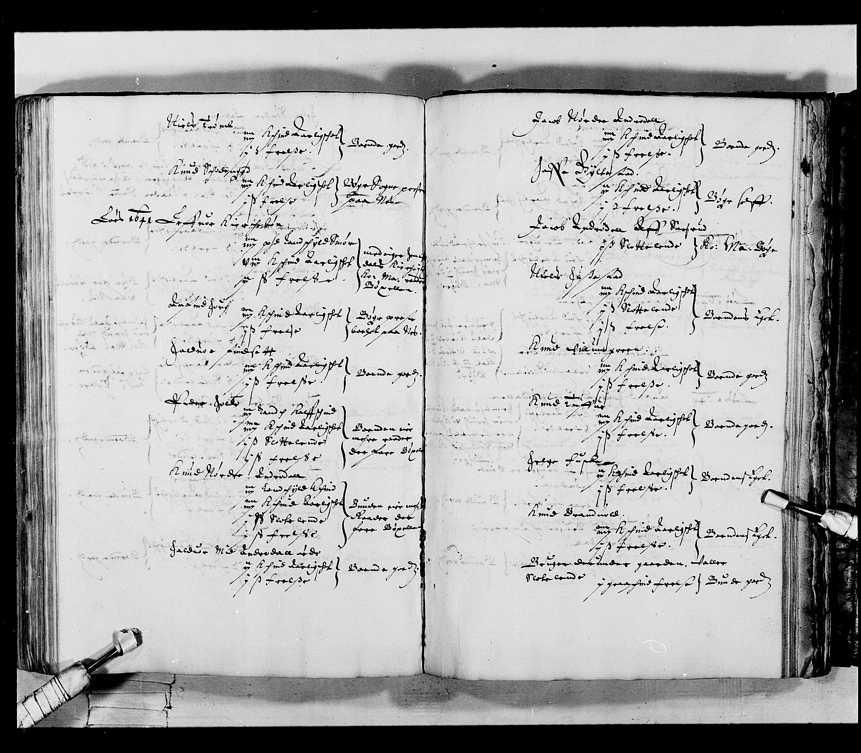 Stattholderembetet 1572-1771, AV/RA-EA-2870/Ek/L0019/0001: Jordebøker 1633-1658 / Jordebøker for Akershus len, 1642, p. 190