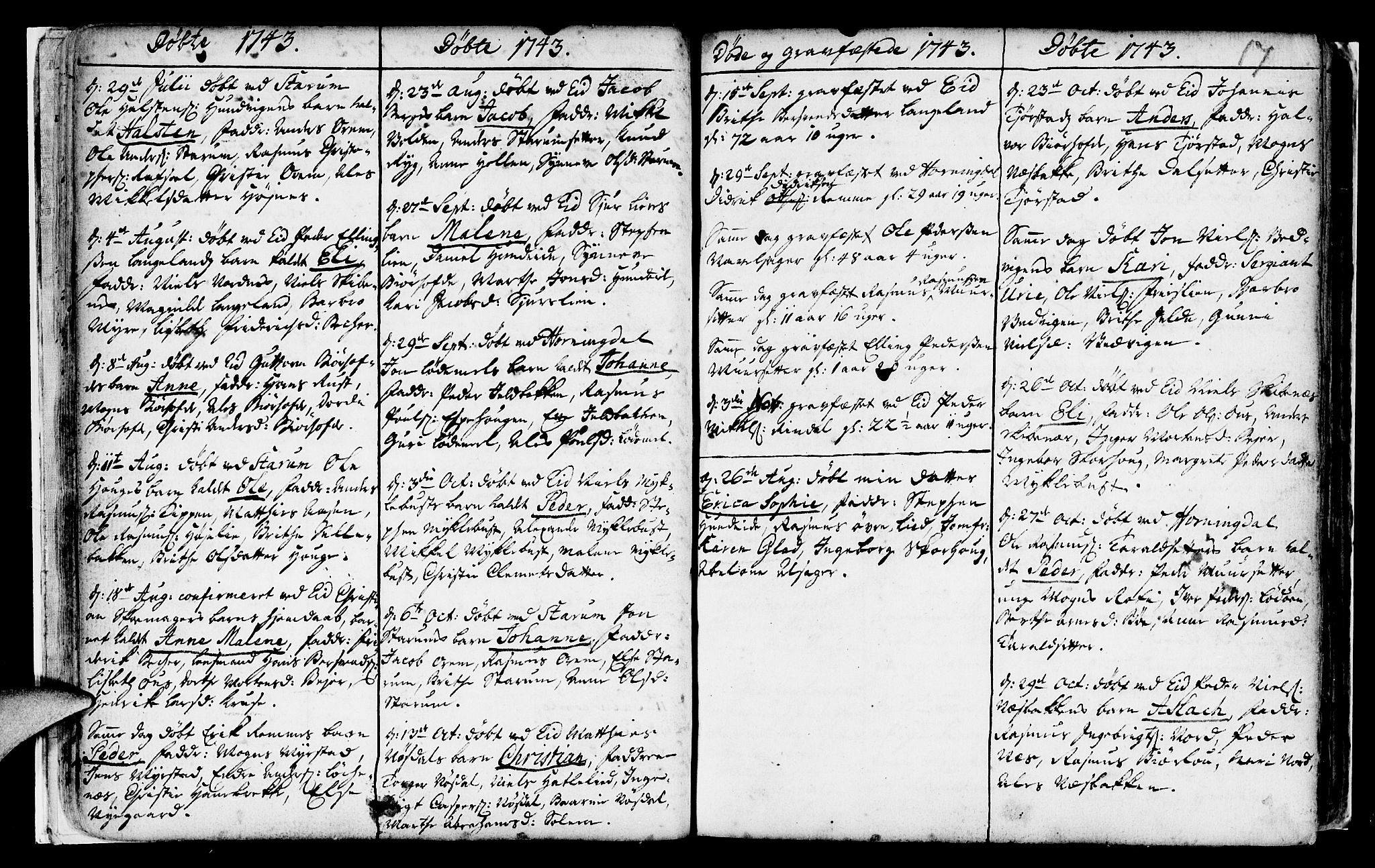 Eid sokneprestembete, SAB/A-82301/H/Haa/Haaa/L0002: Parish register (official) no. A 2, 1741-1769, p. 17