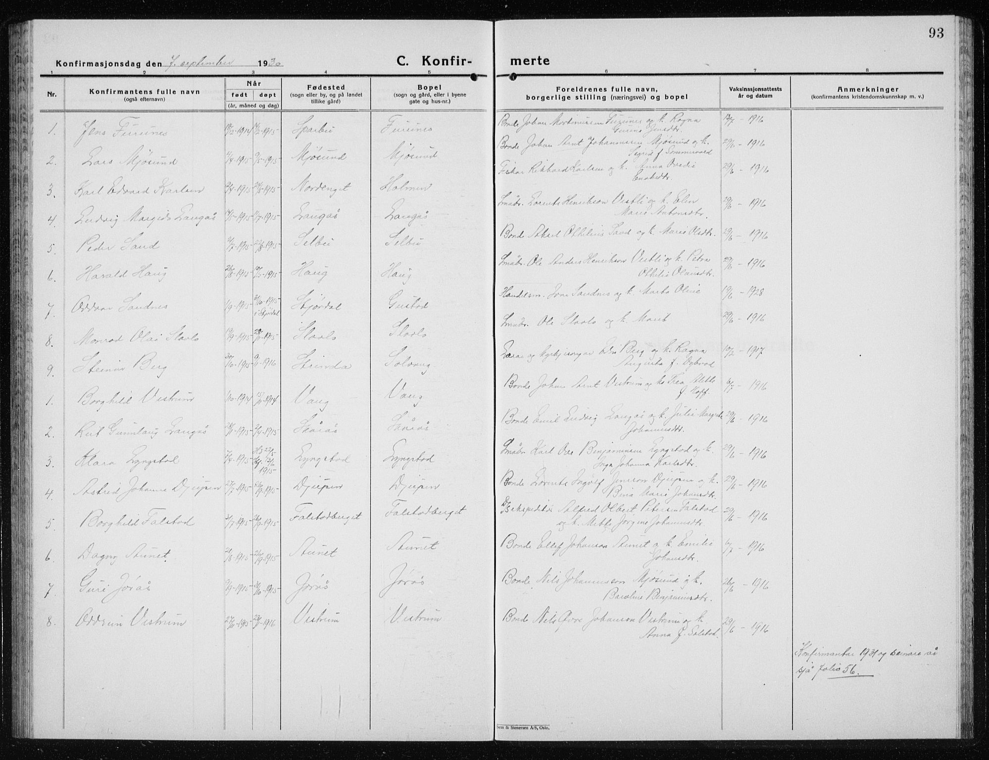 Ministerialprotokoller, klokkerbøker og fødselsregistre - Nord-Trøndelag, SAT/A-1458/719/L0180: Parish register (copy) no. 719C01, 1878-1940, p. 93