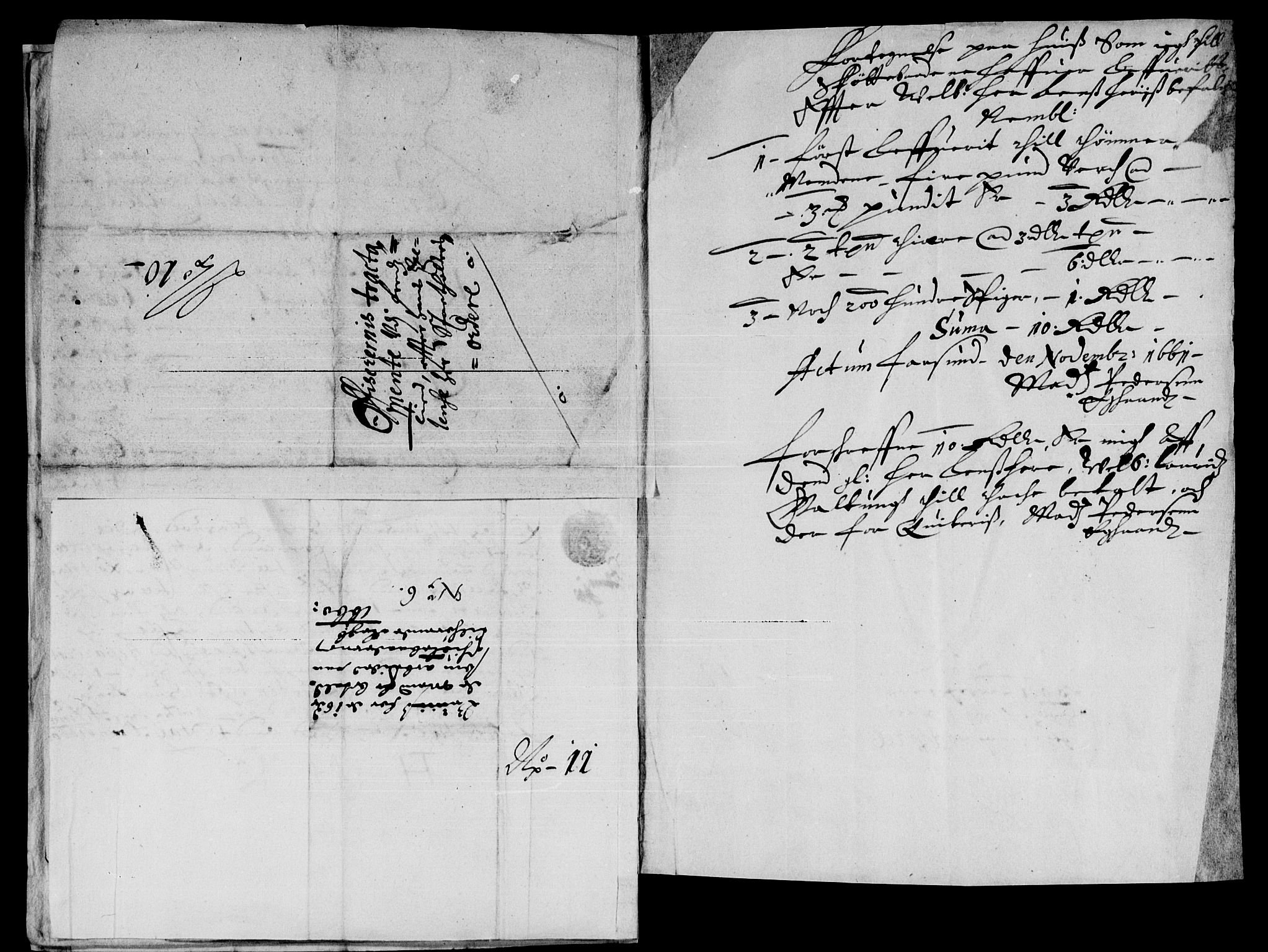 Rentekammeret inntil 1814, Reviderte regnskaper, Lensregnskaper, AV/RA-EA-5023/R/Rb/Rbr/L0023: Lista len, 1660-1661