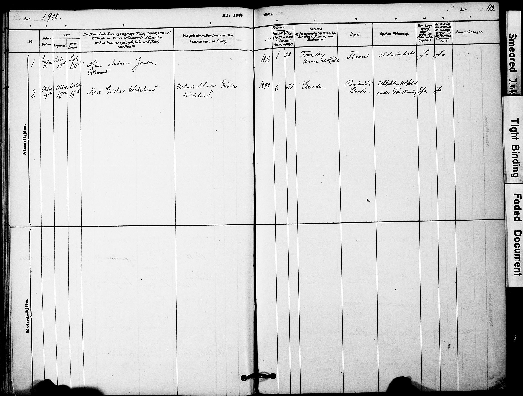 Vestby prestekontor Kirkebøker, AV/SAO-A-10893/F/Fa/L0011: Parish register (official) no. I 11, 1878-1913, p. 113