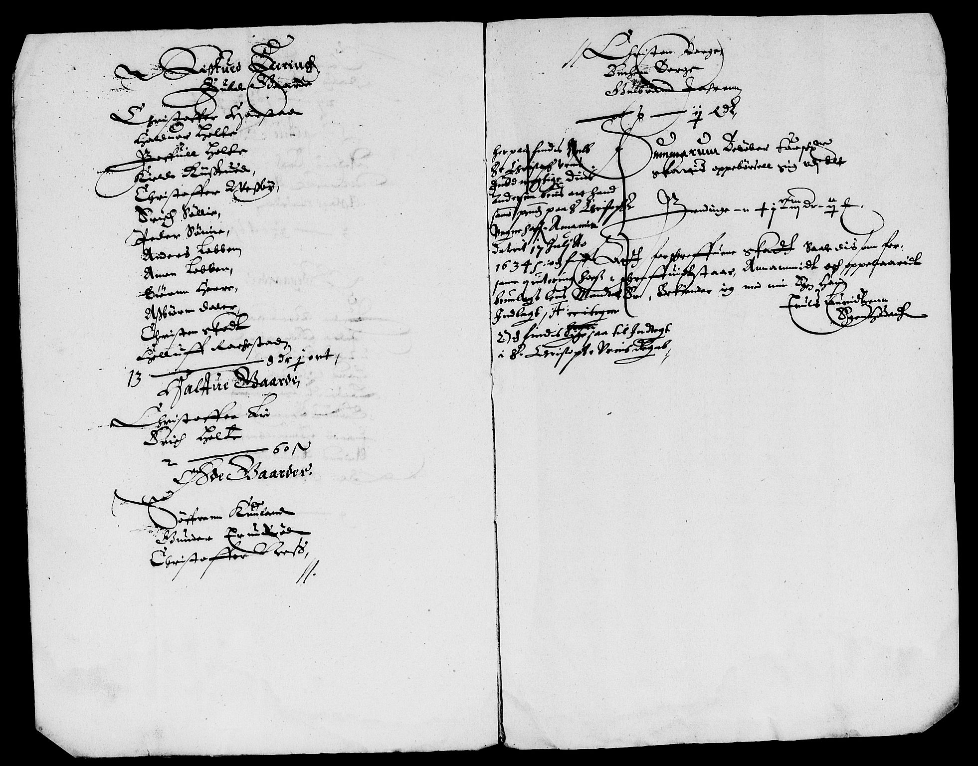 Rentekammeret inntil 1814, Reviderte regnskaper, Lensregnskaper, AV/RA-EA-5023/R/Rb/Rbl/L0005: Brunla len med Eiker len 1626-37, 1632-1635