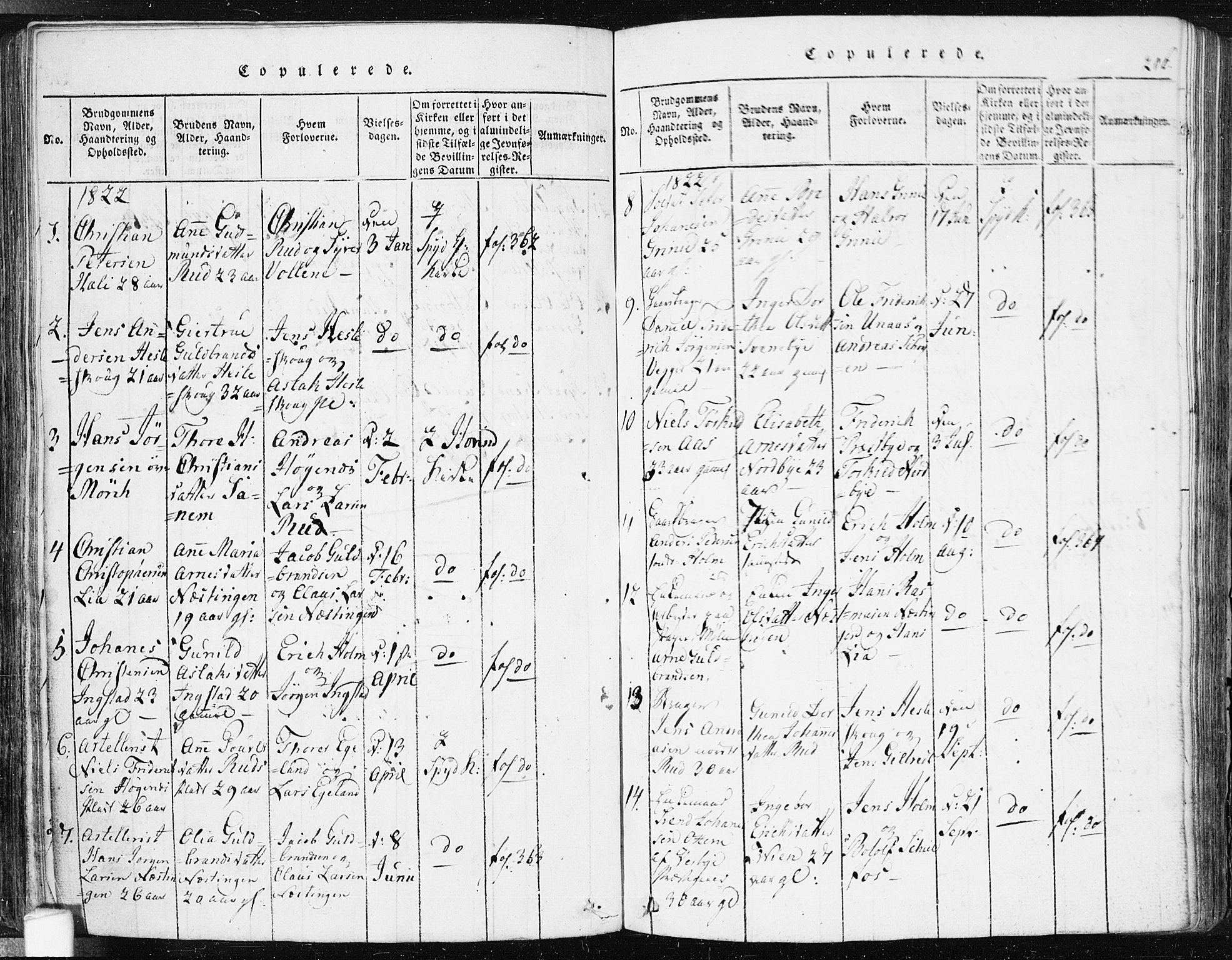 Spydeberg prestekontor Kirkebøker, AV/SAO-A-10924/F/Fa/L0004: Parish register (official) no. I 4, 1814-1841, p. 206