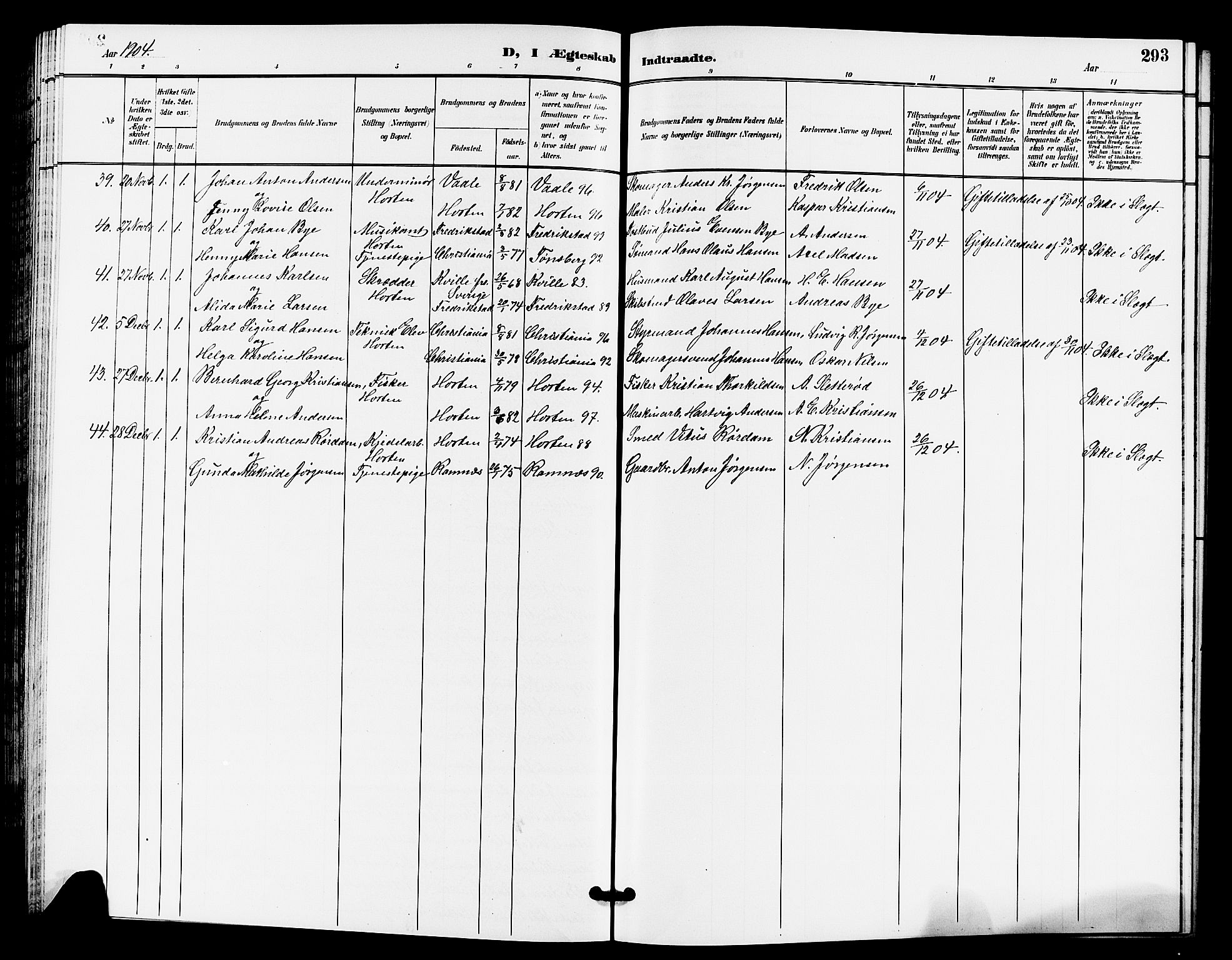 Horten kirkebøker, AV/SAKO-A-348/G/Ga/L0006: Parish register (copy) no. 6, 1896-1904, p. 293