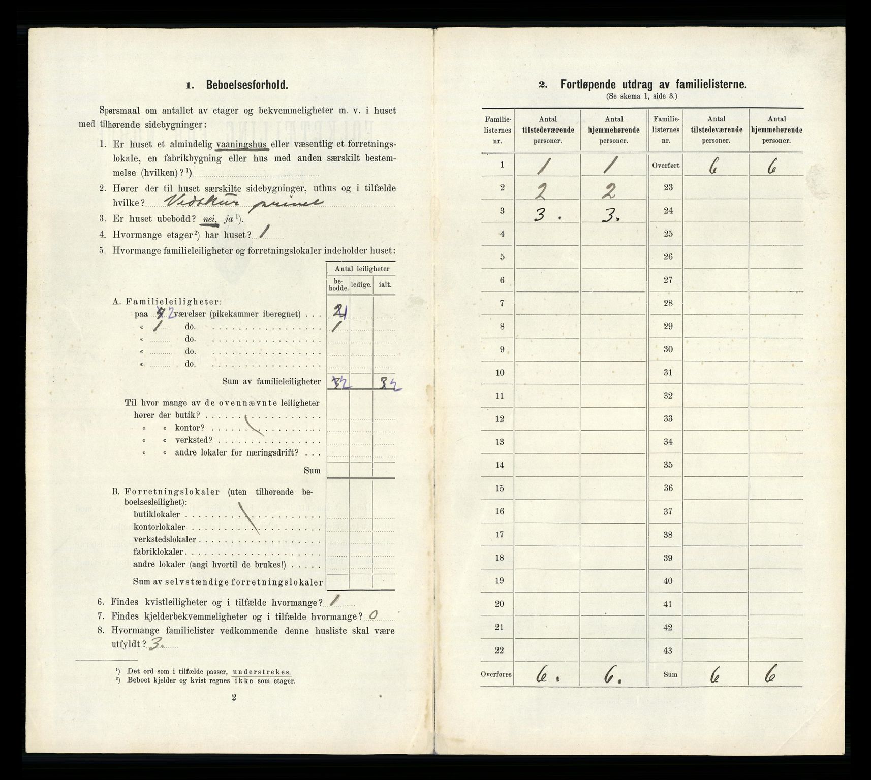 RA, 1910 census for Larvik, 1910, p. 480