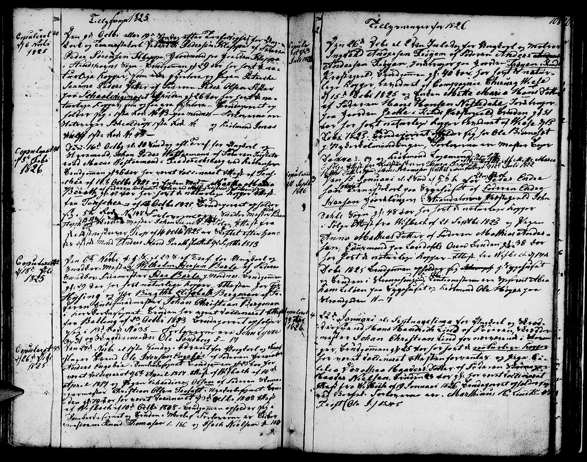 Nykirken Sokneprestembete, SAB/A-77101/H/Hab: Parish register (copy) no. A 2, 1782-1847, p. 108