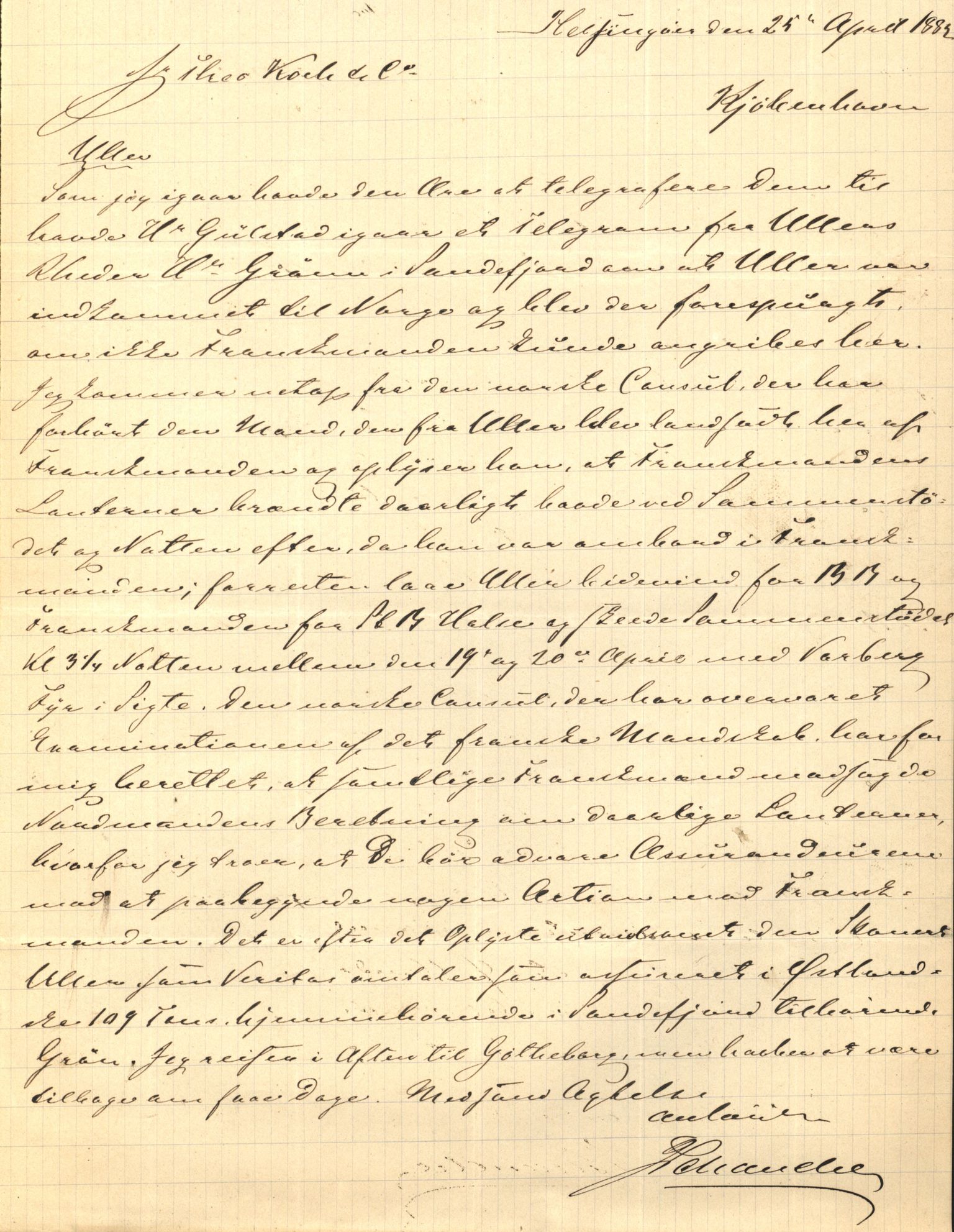 Pa 63 - Østlandske skibsassuranceforening, VEMU/A-1079/G/Ga/L0014/0011: Havaridokumenter / Agra, Anna, Jorsalfarer, Alfen, Uller, Solon, 1882, p. 95