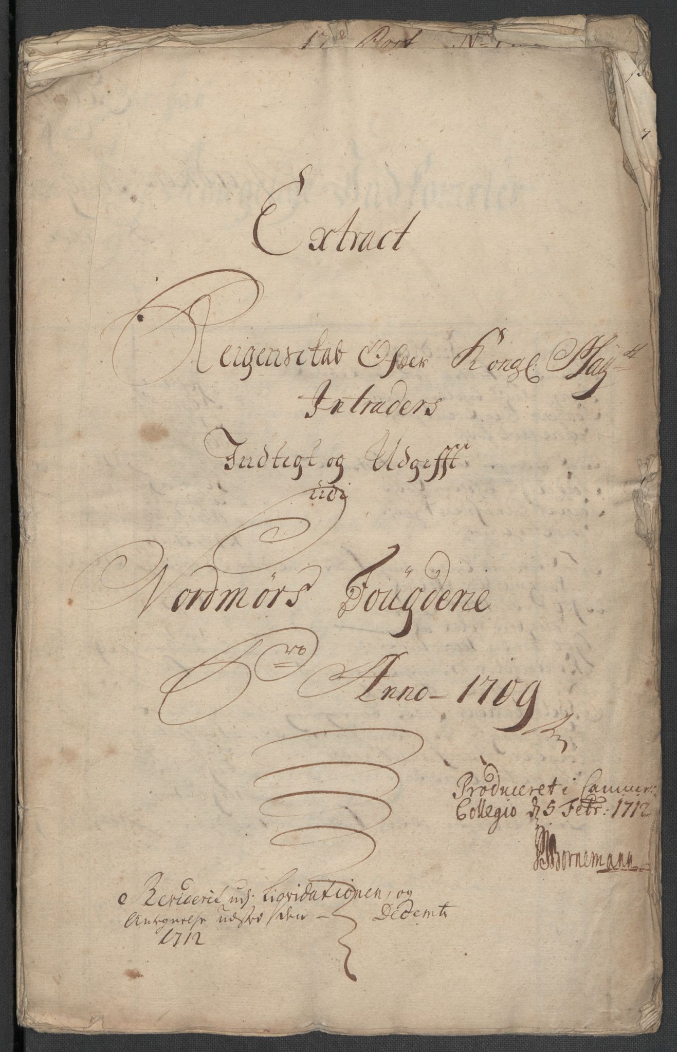 Rentekammeret inntil 1814, Reviderte regnskaper, Fogderegnskap, RA/EA-4092/R56/L3744: Fogderegnskap Nordmøre, 1709-1710, p. 10