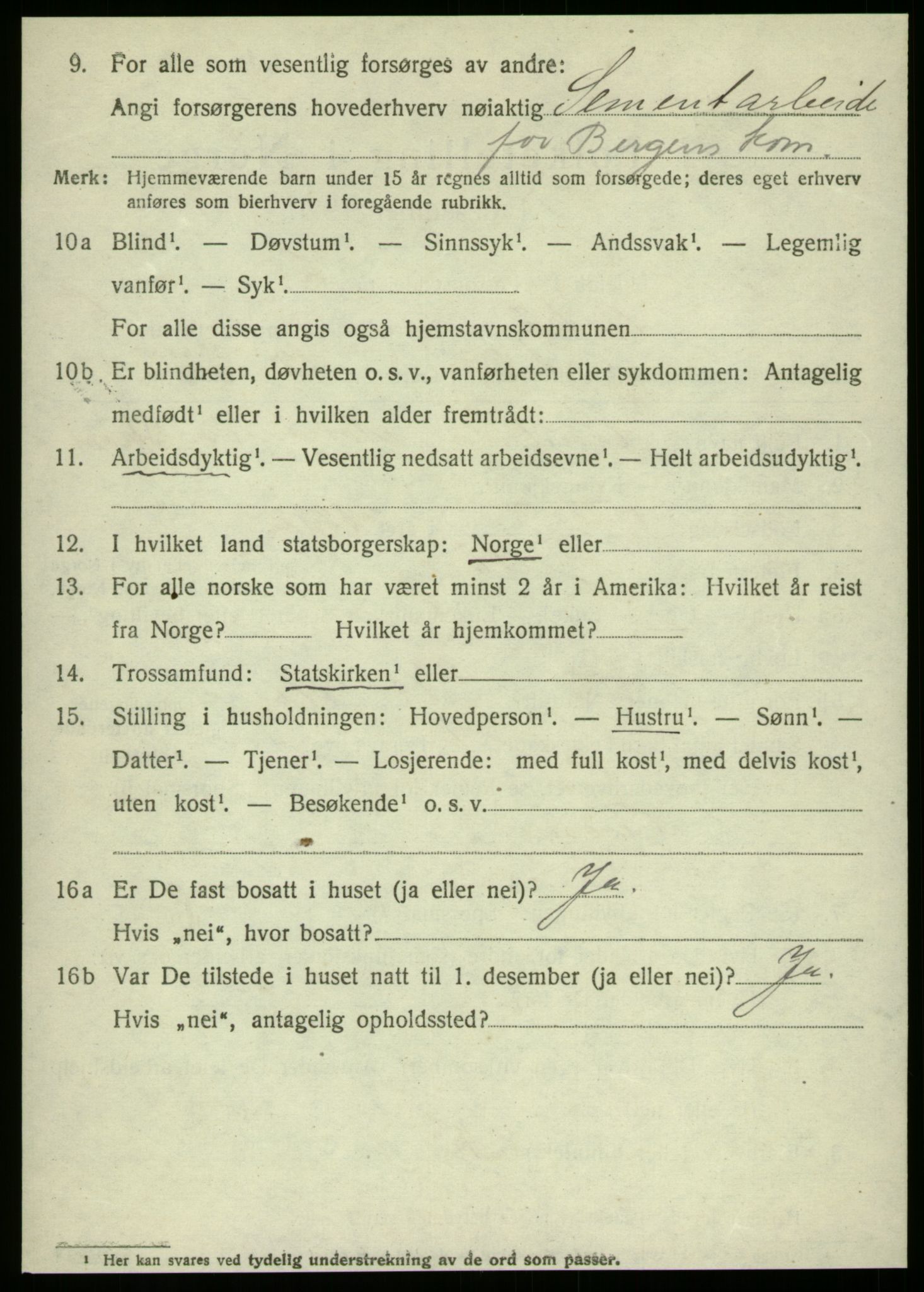 SAB, 1920 census for Askøy, 1920, p. 9241