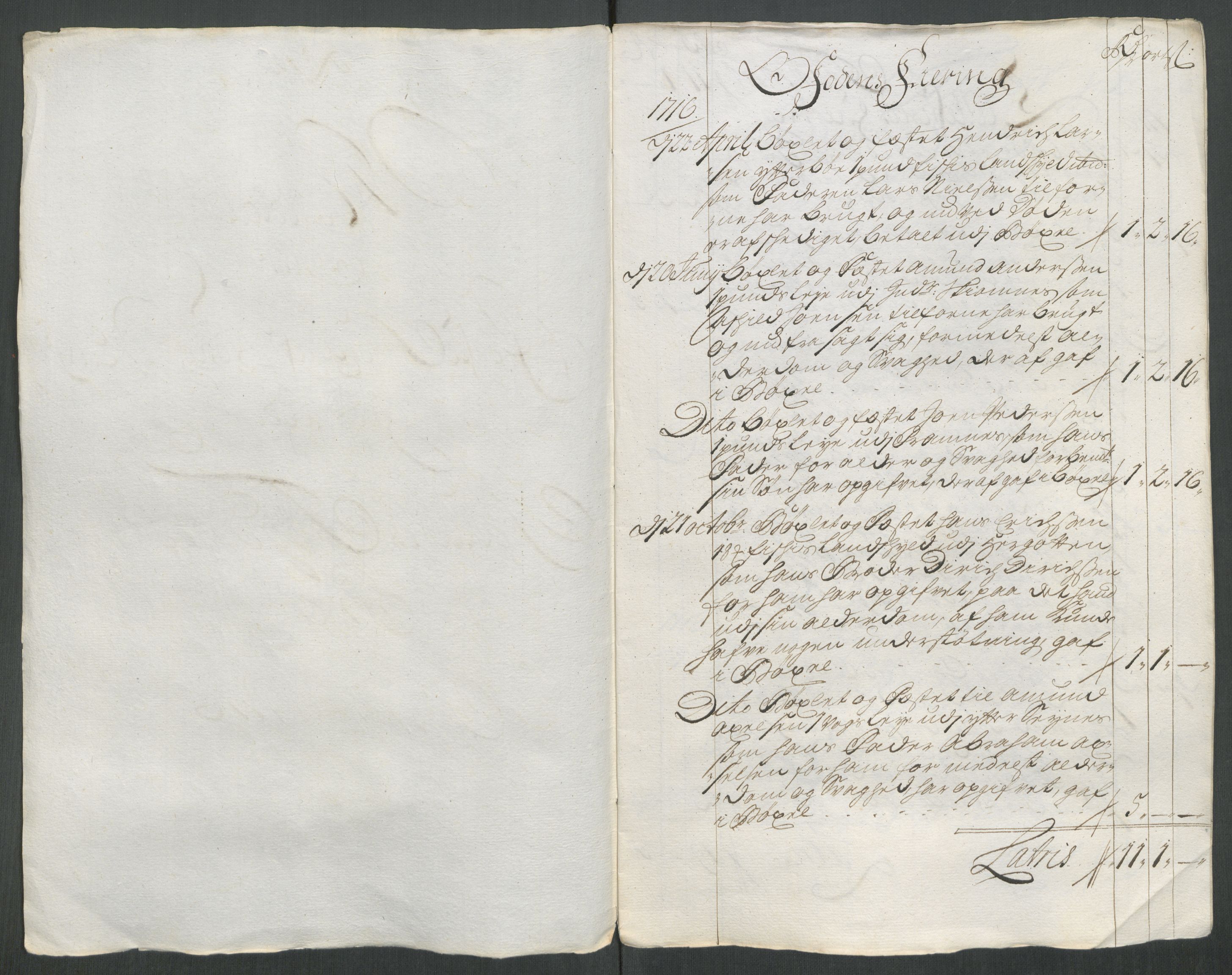 Rentekammeret inntil 1814, Reviderte regnskaper, Fogderegnskap, AV/RA-EA-4092/R66/L4586: Fogderegnskap Salten, 1716, p. 166