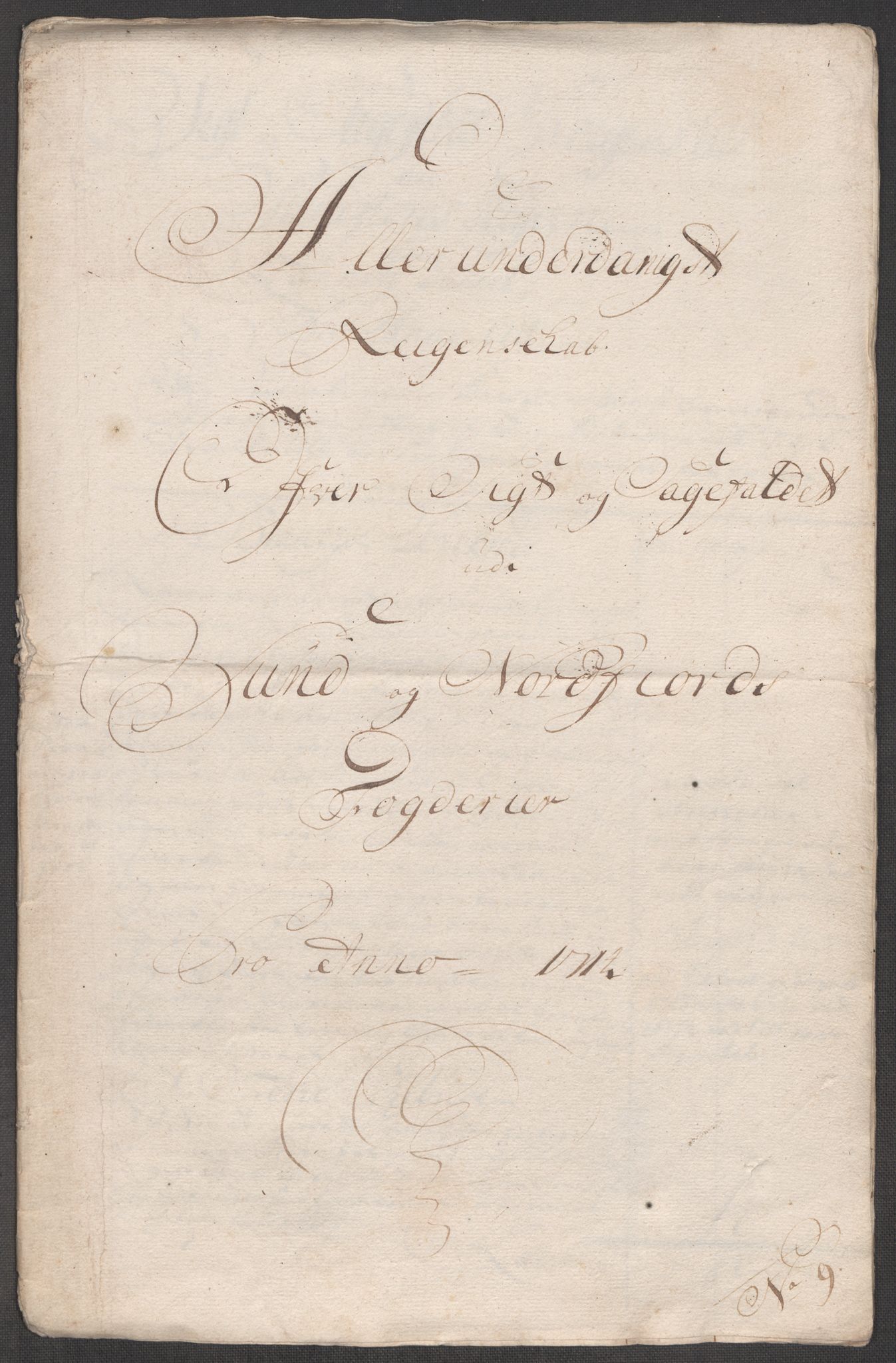 Rentekammeret inntil 1814, Reviderte regnskaper, Fogderegnskap, AV/RA-EA-4092/R53/L3438: Fogderegnskap Sunn- og Nordfjord, 1714, p. 181