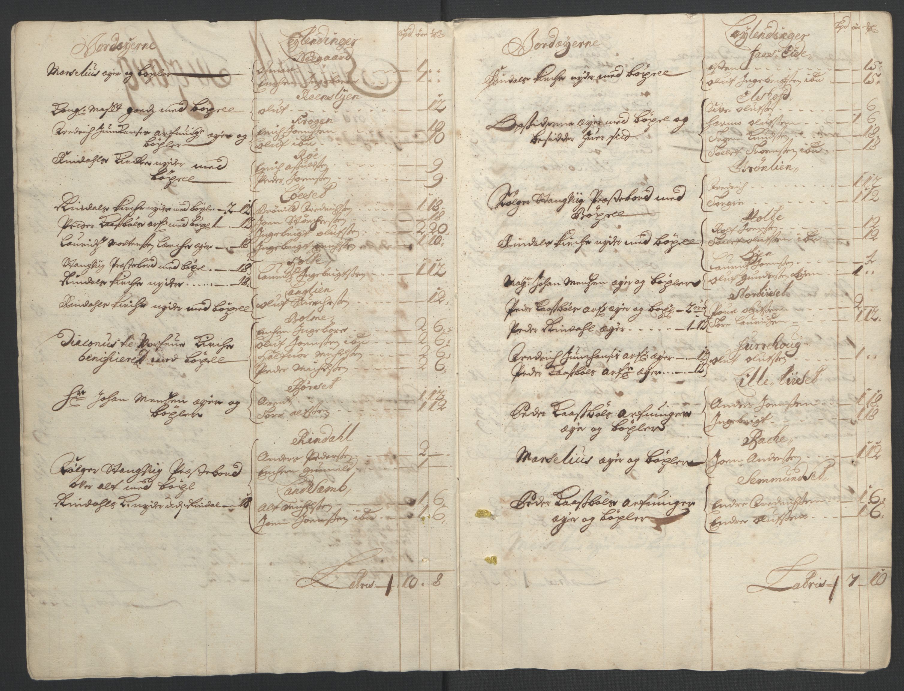 Rentekammeret inntil 1814, Reviderte regnskaper, Fogderegnskap, RA/EA-4092/R56/L3736: Fogderegnskap Nordmøre, 1694-1696, p. 13