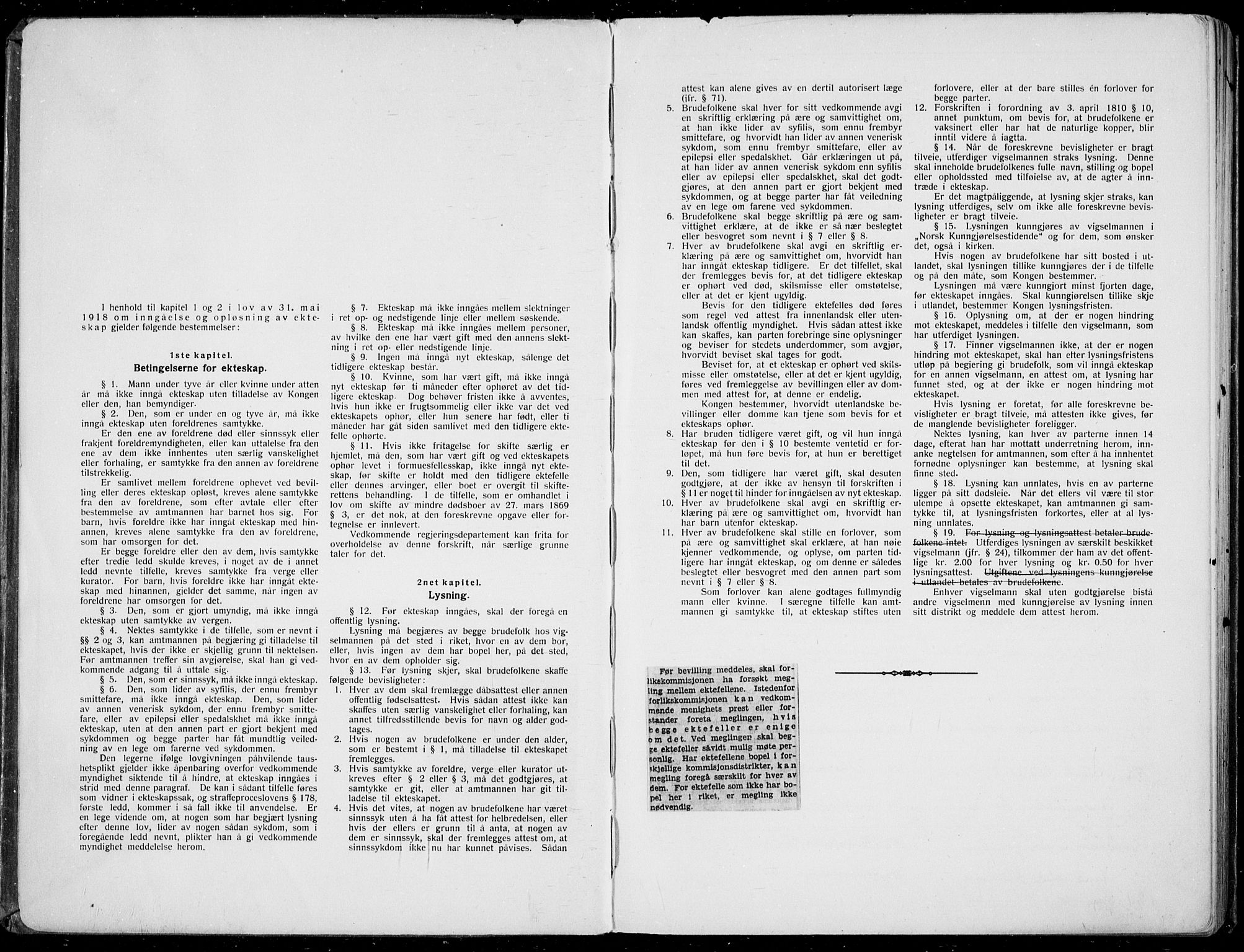 Nøtterøy kirkebøker, AV/SAKO-A-354/H/Ha/L0001: Banns register no. 1, 1919-1937