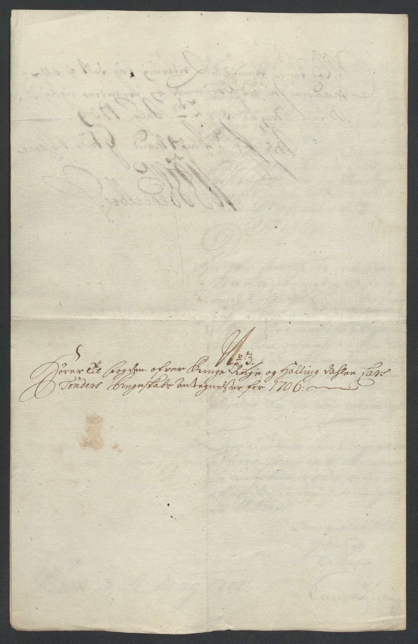 Rentekammeret inntil 1814, Reviderte regnskaper, Fogderegnskap, AV/RA-EA-4092/R22/L1465: Fogderegnskap Ringerike, Hallingdal og Buskerud, 1706, p. 362