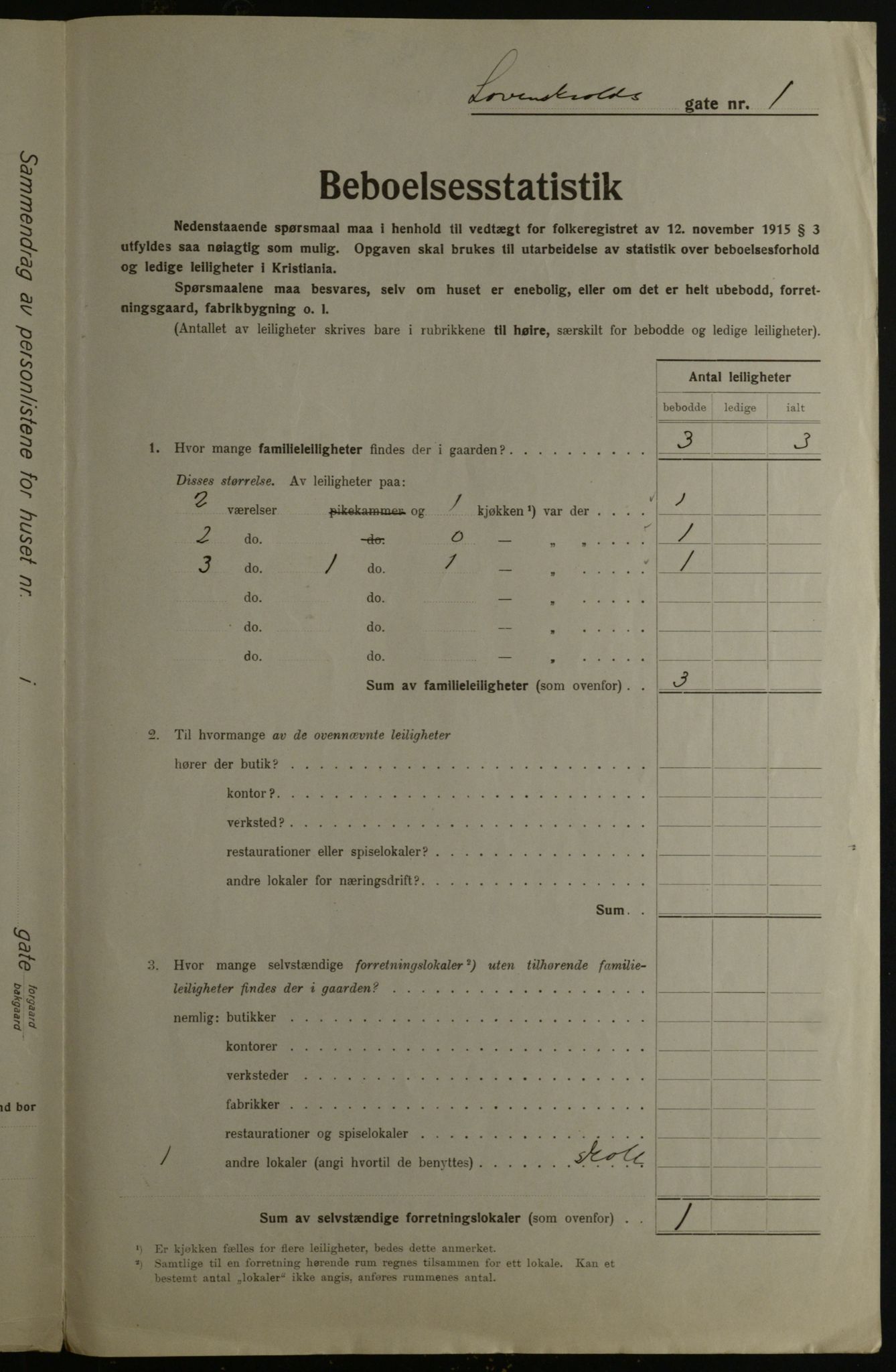 OBA, Municipal Census 1923 for Kristiania, 1923, p. 65346