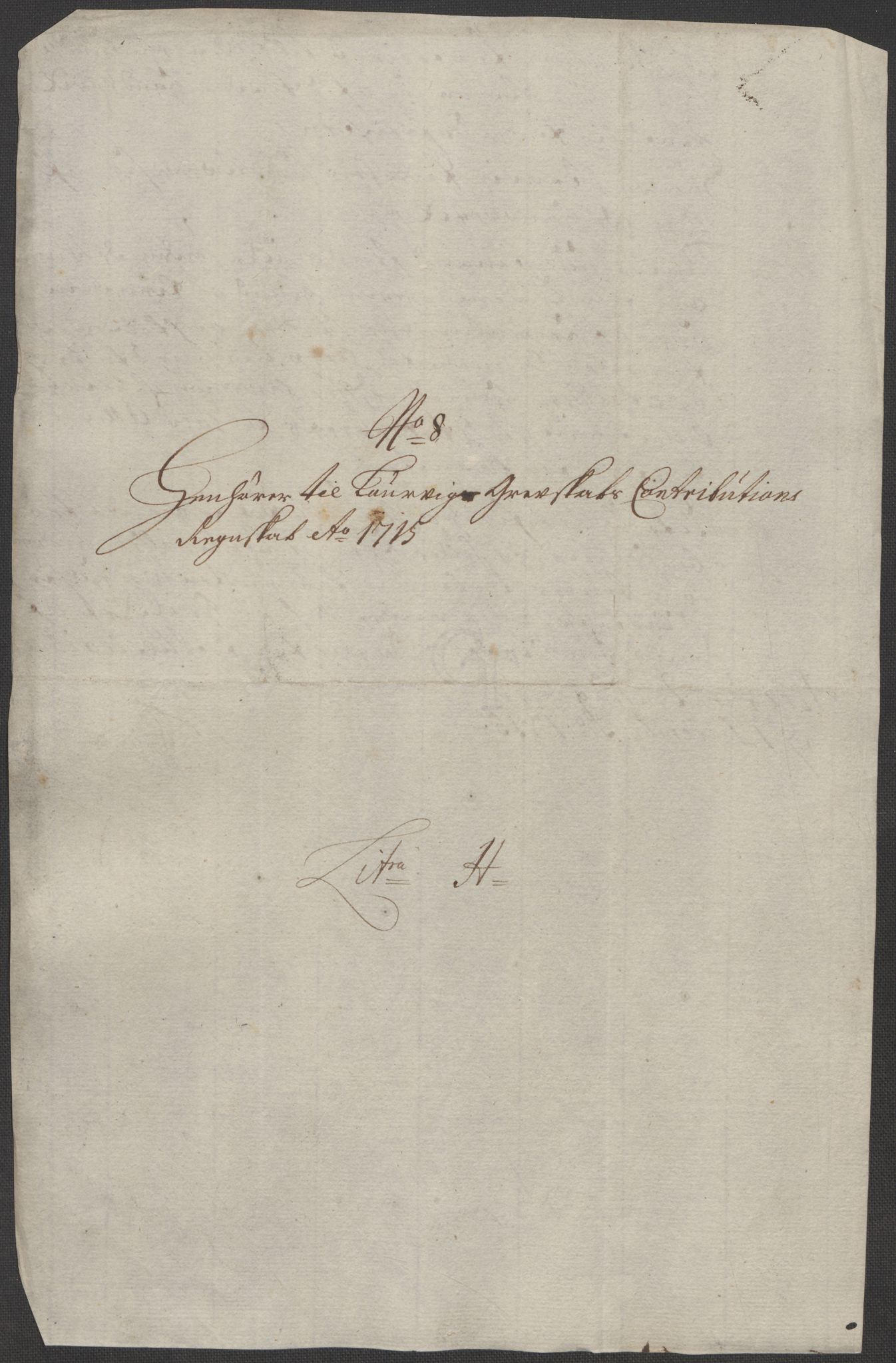 Rentekammeret inntil 1814, Reviderte regnskaper, Fogderegnskap, AV/RA-EA-4092/R33/L1986: Fogderegnskap Larvik grevskap, 1714-1715, p. 450