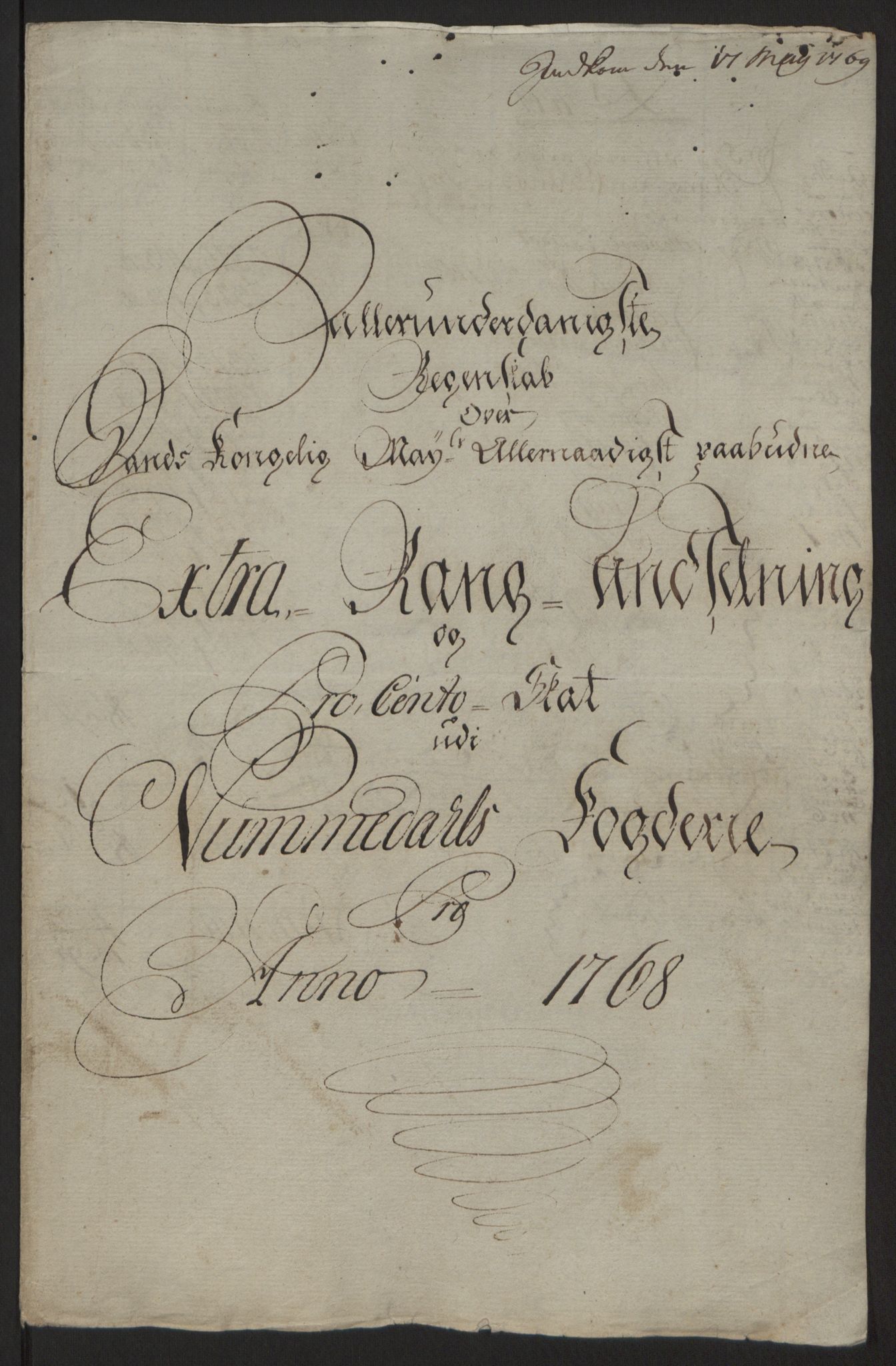 Rentekammeret inntil 1814, Reviderte regnskaper, Fogderegnskap, RA/EA-4092/R64/L4502: Ekstraskatten Namdal, 1762-1772, p. 257
