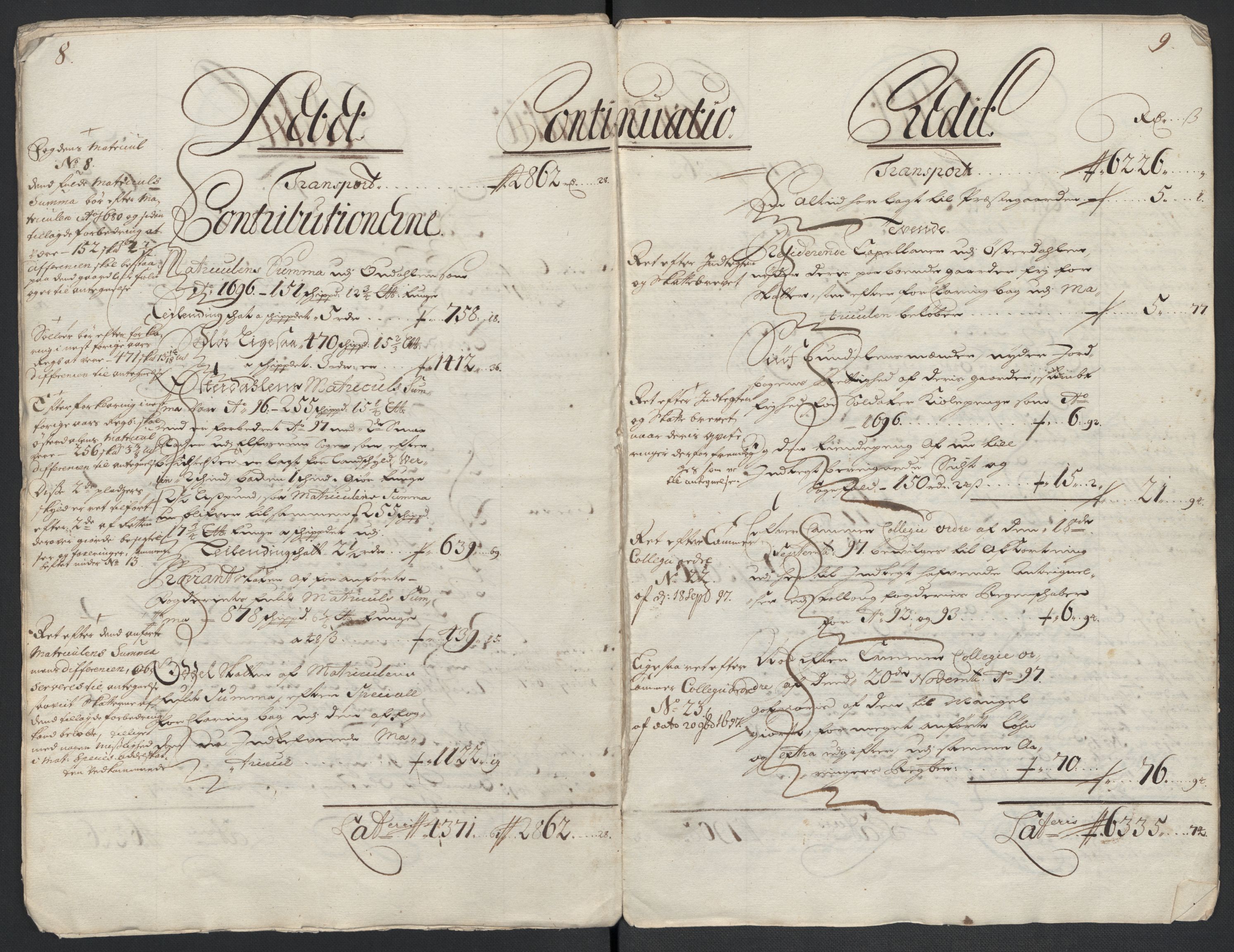 Rentekammeret inntil 1814, Reviderte regnskaper, Fogderegnskap, AV/RA-EA-4092/R13/L0835: Fogderegnskap Solør, Odal og Østerdal, 1697, p. 20