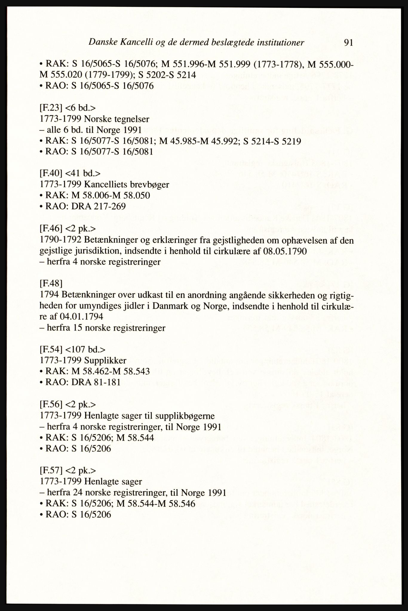 Publikasjoner utgitt av Arkivverket, PUBL/PUBL-001/A/0002: Erik Gøbel: NOREG, Tværregistratur over norgesrelevant materiale i Rigsarkivet i København (2000), 2000, p. 93