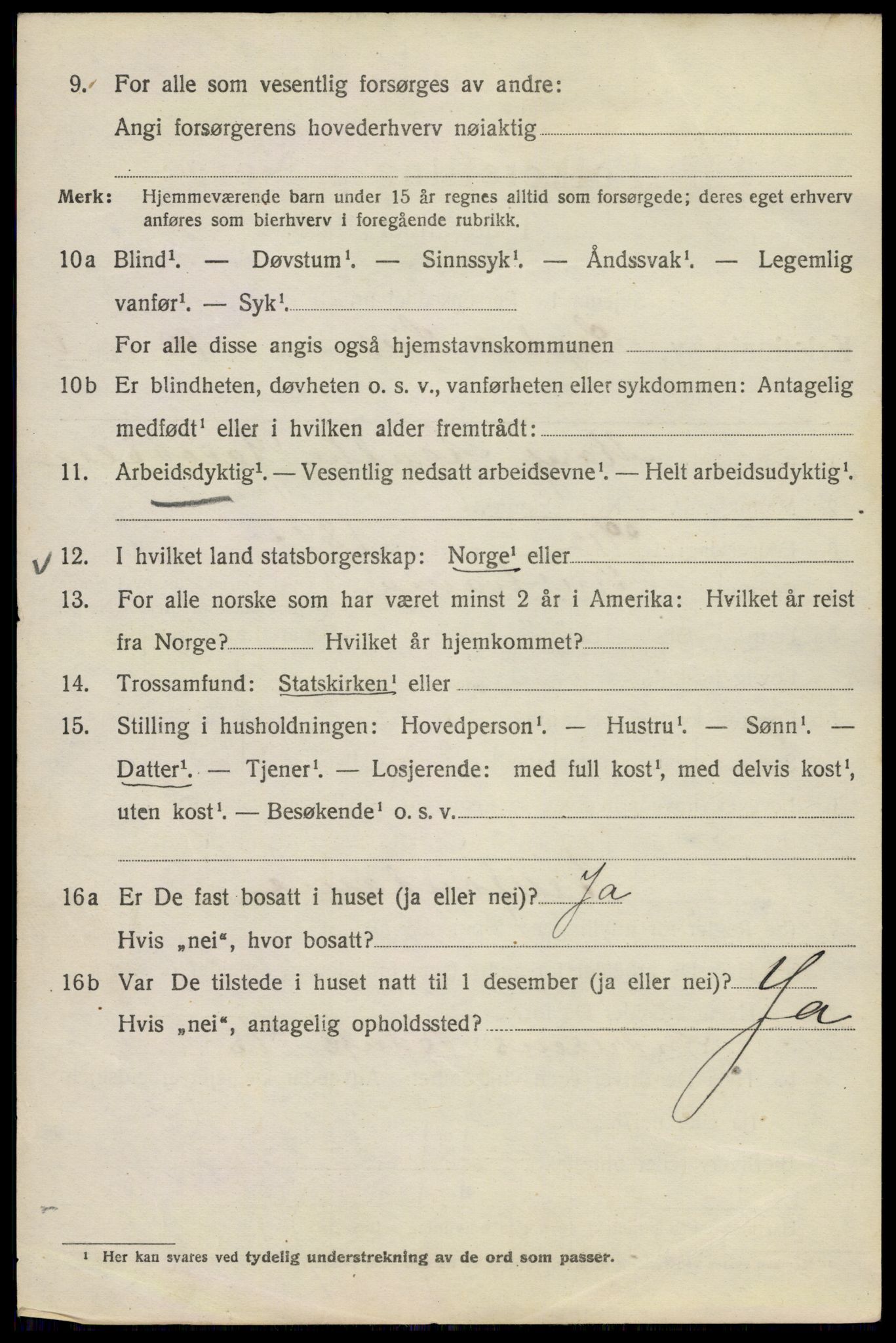 SAO, 1920 census for Kristiania, 1920, p. 528458