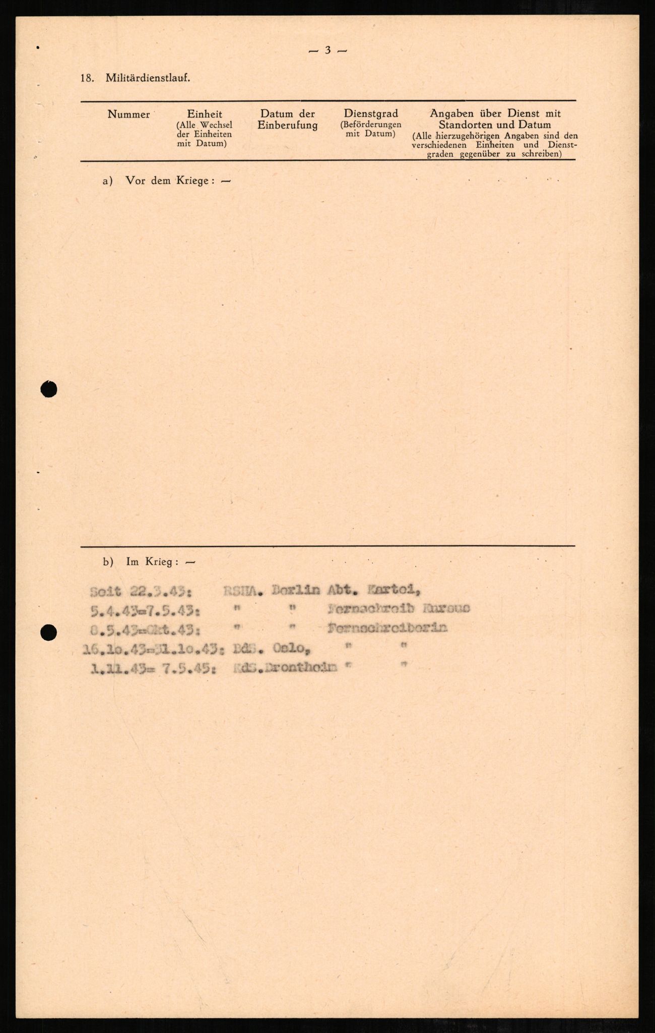 Forsvaret, Forsvarets overkommando II, AV/RA-RAFA-3915/D/Db/L0002: CI Questionaires. Tyske okkupasjonsstyrker i Norge. Tyskere., 1945-1946, p. 81