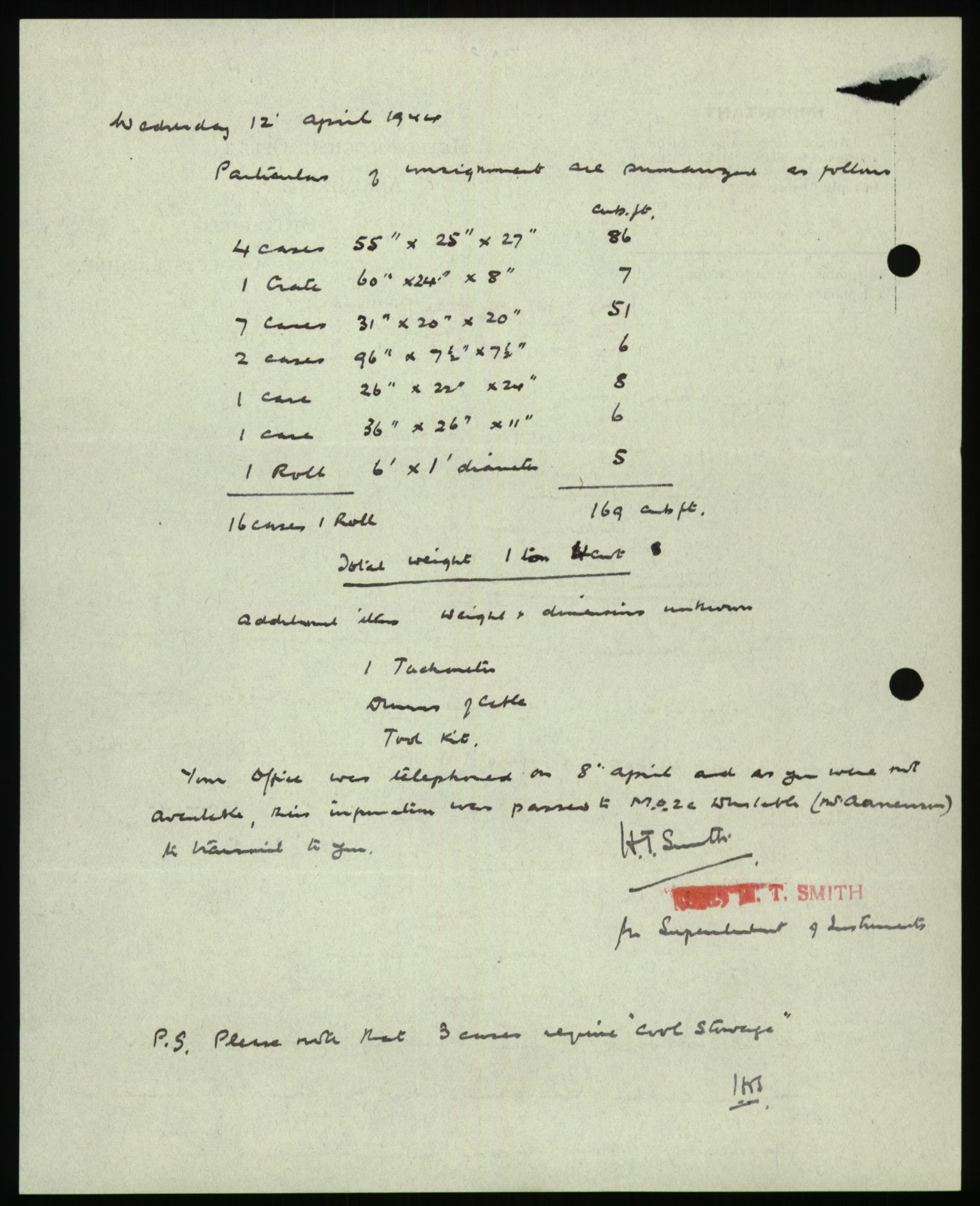 Forsvaret, Sjøforsvarets overkommando, RA/RAFA-2035/D/Dc/L0141: --, 1940-1945, p. 582