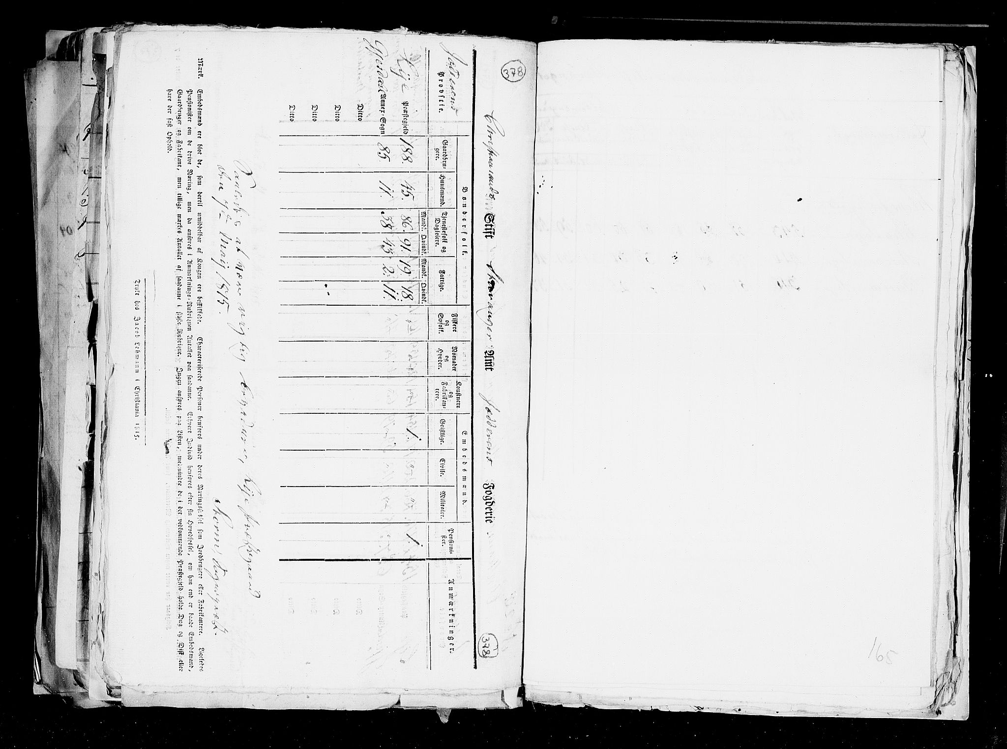 RA, Census 1815, vol. 1: Akershus stift and Kristiansand stift, 1815, p. 264