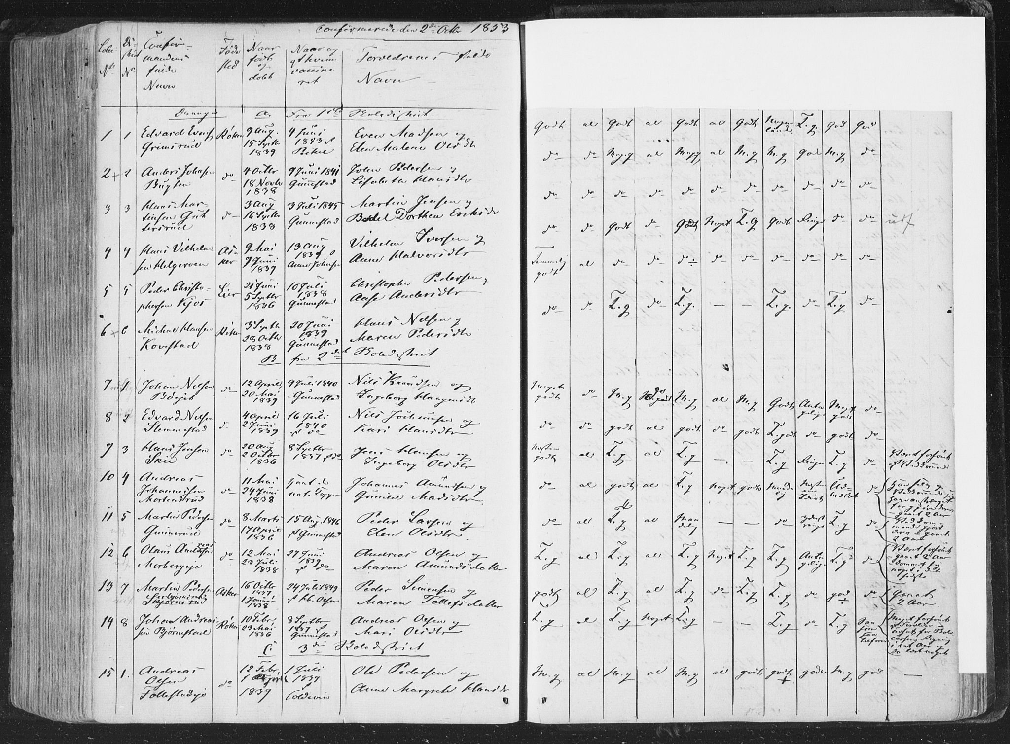 Røyken kirkebøker, AV/SAKO-A-241/F/Fa/L0005: Parish register (official) no. 5, 1833-1856, p. 312