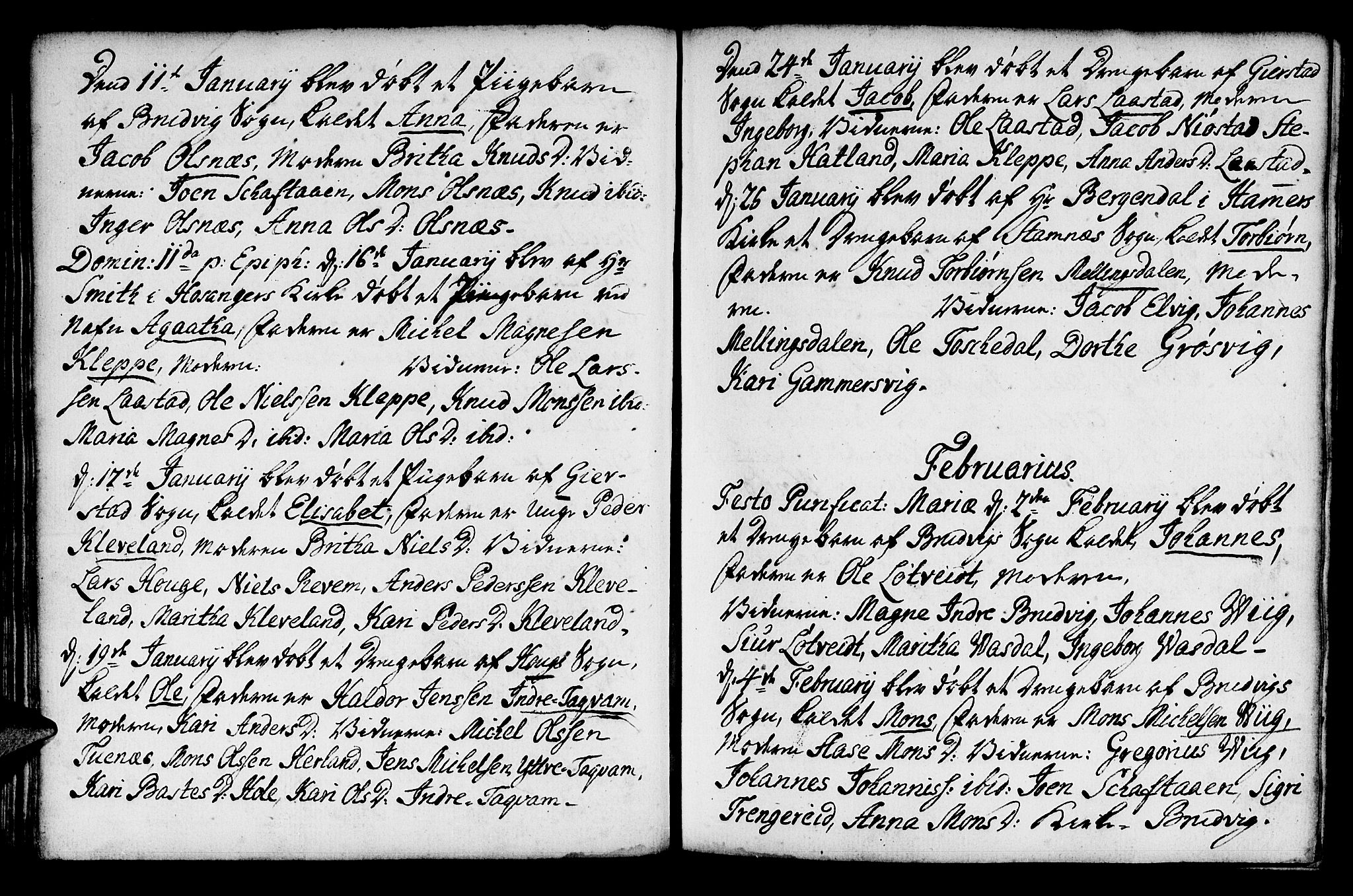 Haus sokneprestembete, AV/SAB-A-75601/H/Haa: Parish register (official) no. A 8, 1754-1769, p. 60