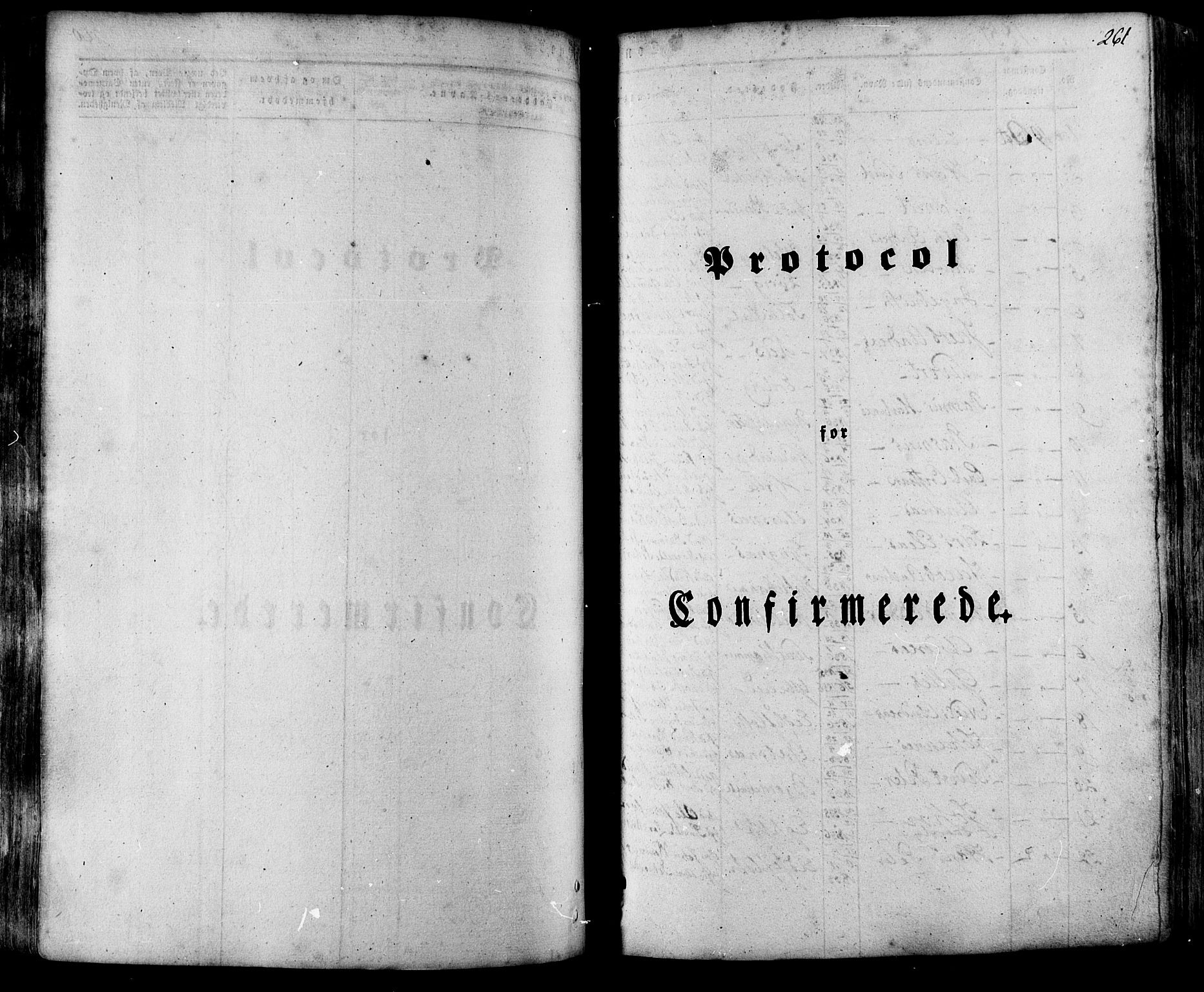 Ministerialprotokoller, klokkerbøker og fødselsregistre - Møre og Romsdal, SAT/A-1454/511/L0140: Parish register (official) no. 511A07, 1851-1878, p. 261