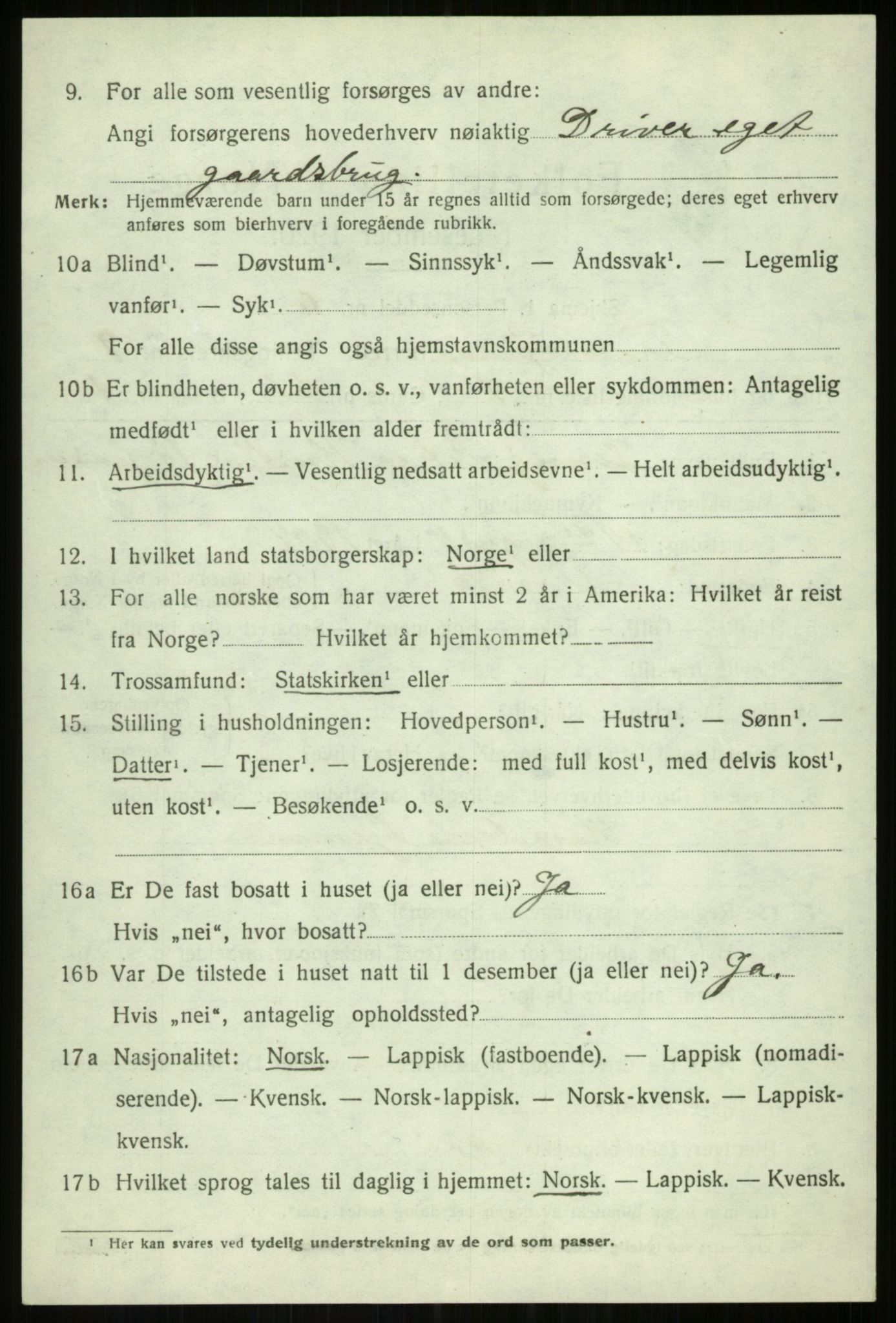 SATØ, 1920 census for Tromsøysund, 1920, p. 6569