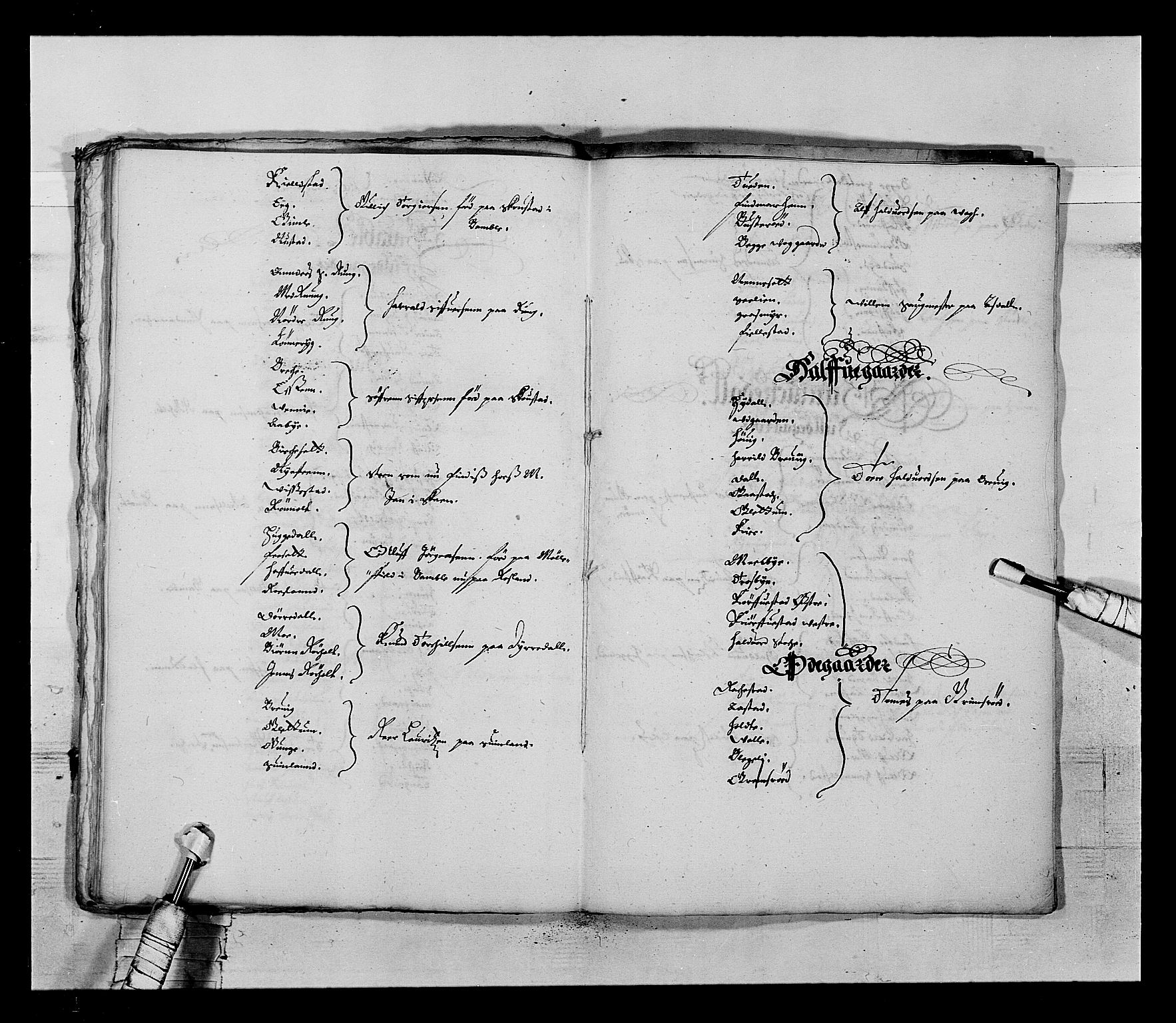 Stattholderembetet 1572-1771, RA/EA-2870/Ek/L0022/0005: Jordebøker 1633-1658: / En liste over soldatlegg og en liste over gårder i Bratsberg len, 1642-1644, p. 34