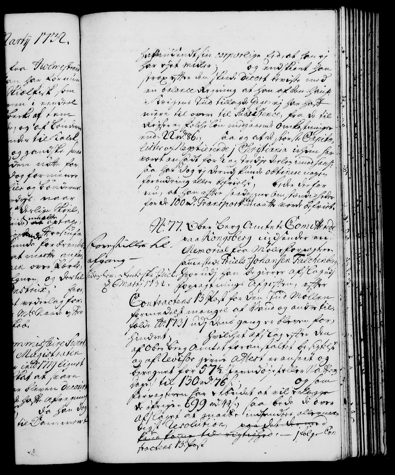 Rentekammeret, Kammerkanselliet, RA/EA-3111/G/Gh/Gha/L0014: Norsk ekstraktmemorialprotokoll. Merket RK 53.59, 1731-1732, p. 57