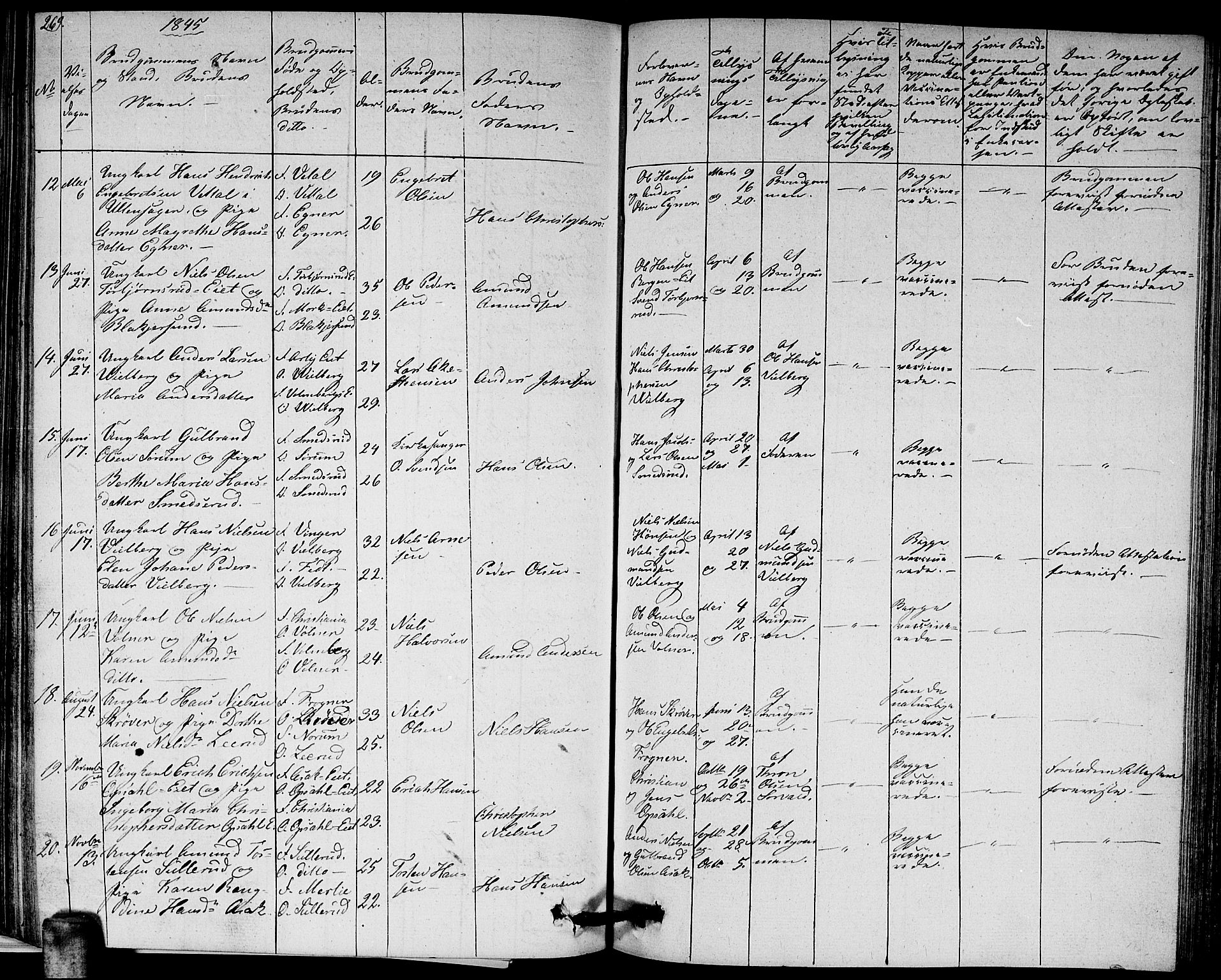 Sørum prestekontor Kirkebøker, AV/SAO-A-10303/G/Ga/L0002: Parish register (copy) no. I 2, 1829-1845, p. 269