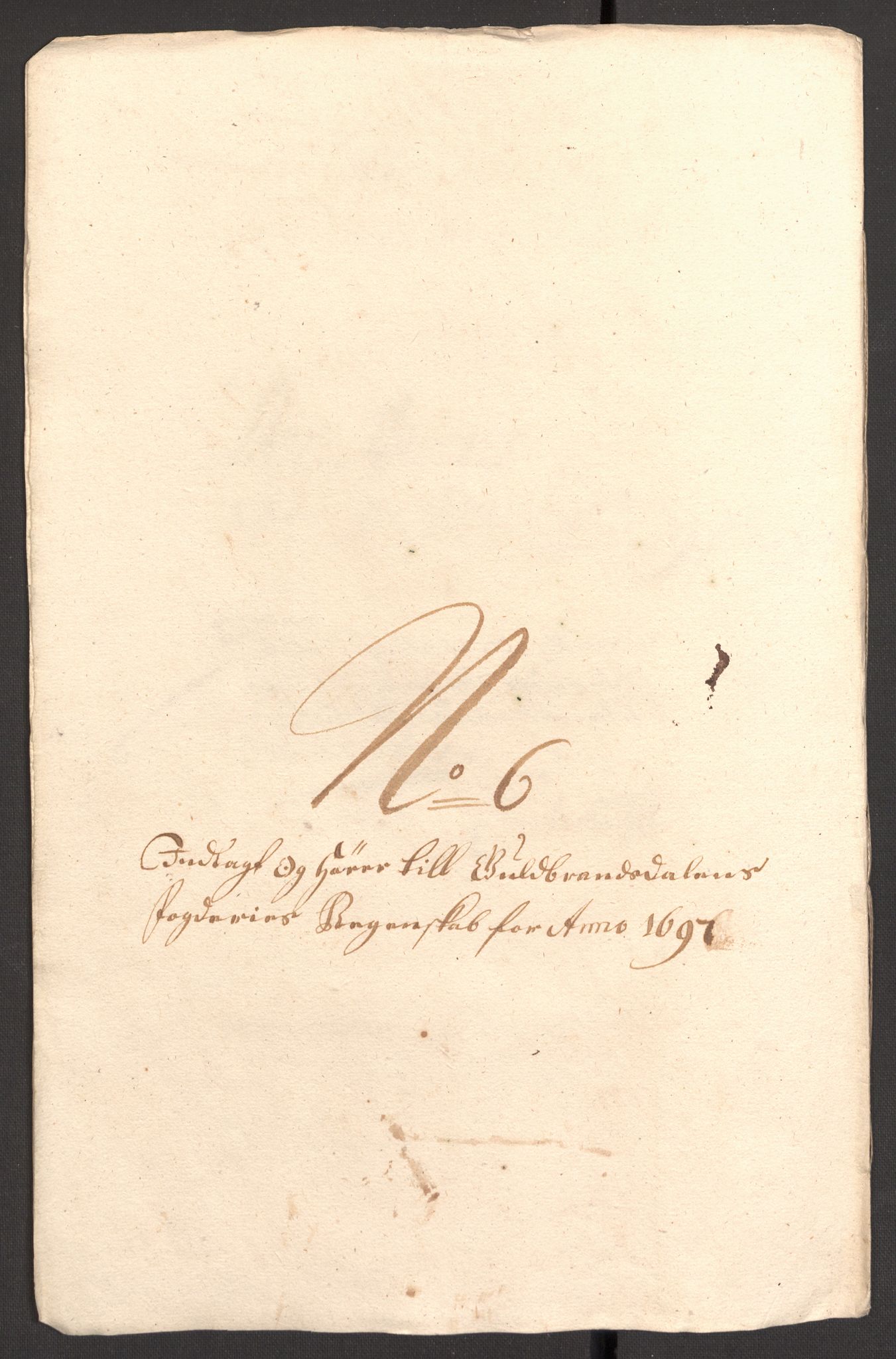 Rentekammeret inntil 1814, Reviderte regnskaper, Fogderegnskap, AV/RA-EA-4092/R17/L1170: Fogderegnskap Gudbrandsdal, 1696-1697, p. 273