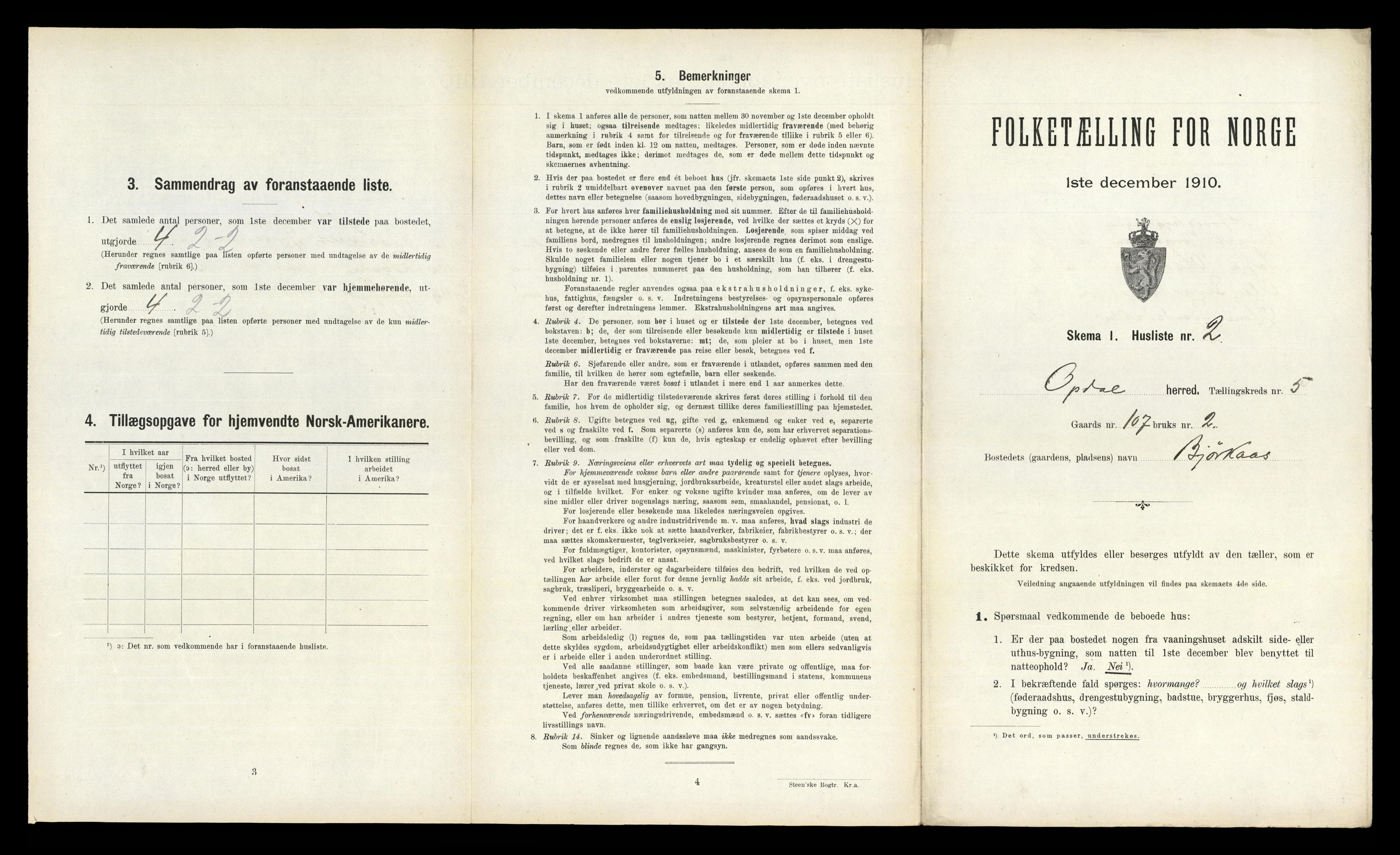 RA, 1910 census for Oppdal, 1910, p. 565