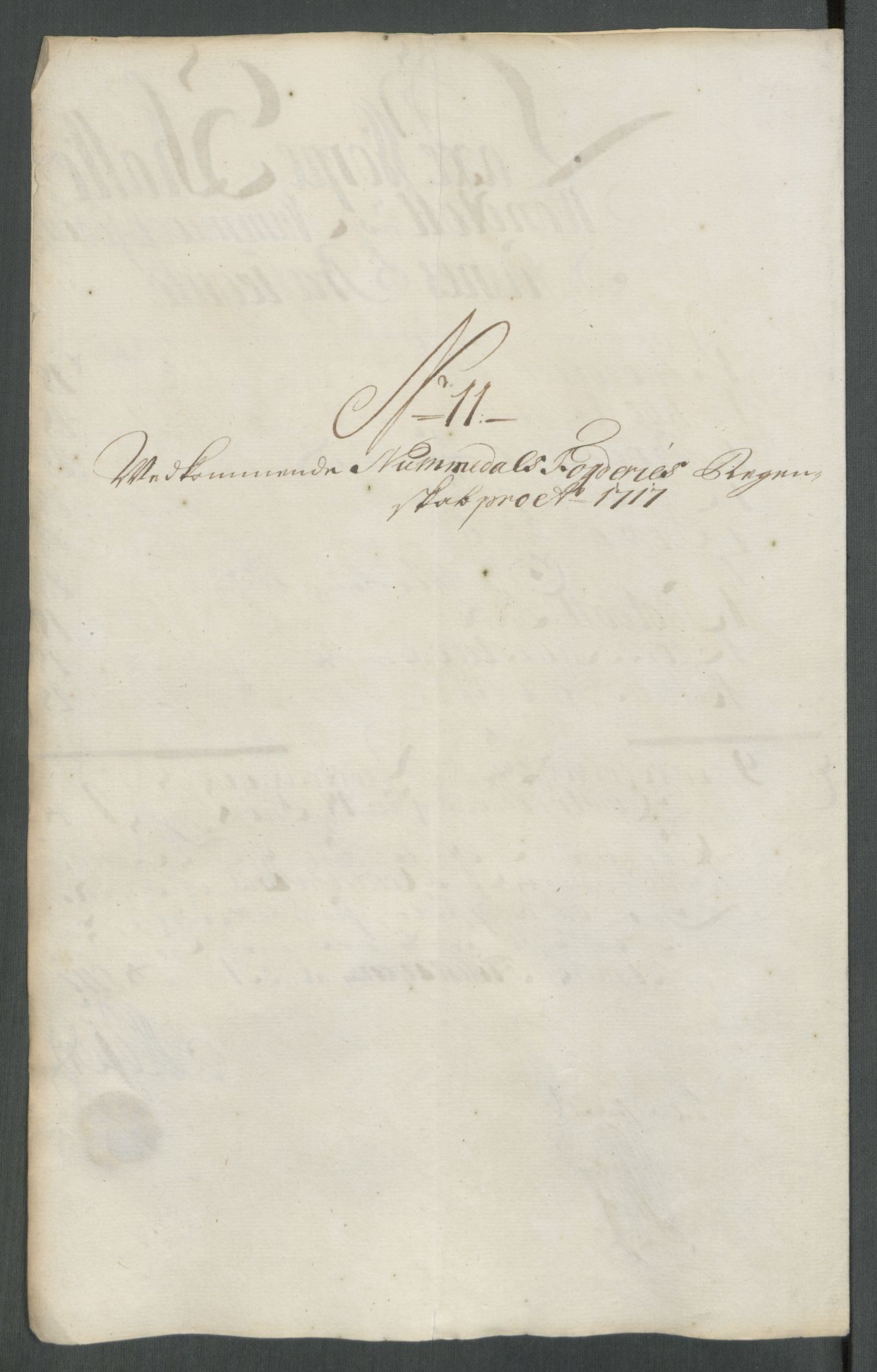 Rentekammeret inntil 1814, Reviderte regnskaper, Fogderegnskap, RA/EA-4092/R64/L4438: Fogderegnskap Namdal, 1717, p. 123