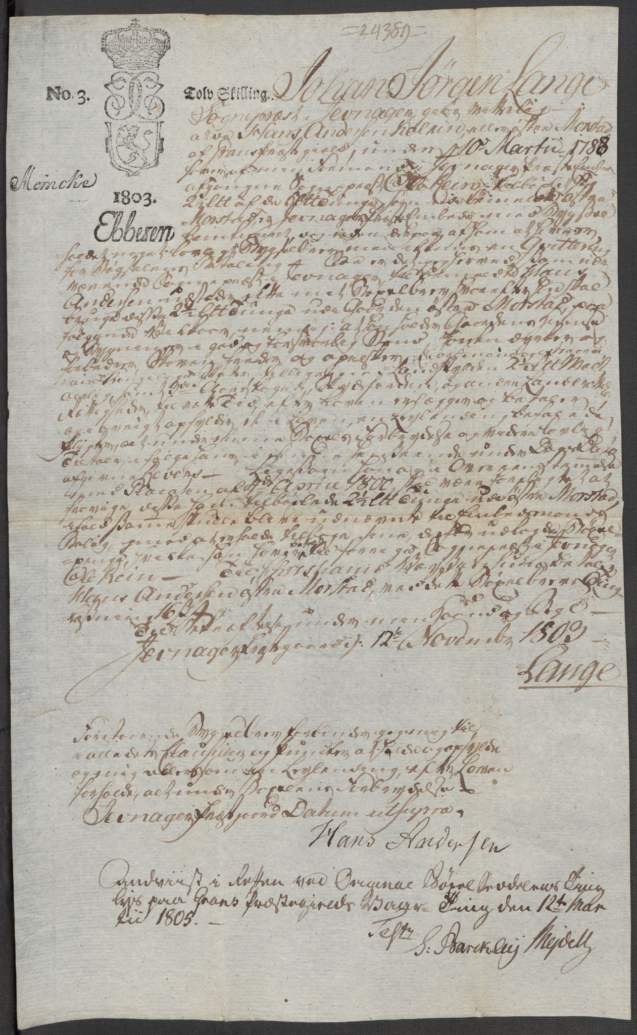 Riksarkivets diplomsamling, RA/EA-5965/F15/L0014: Prestearkiv - Oppland, 1696-1879, p. 183