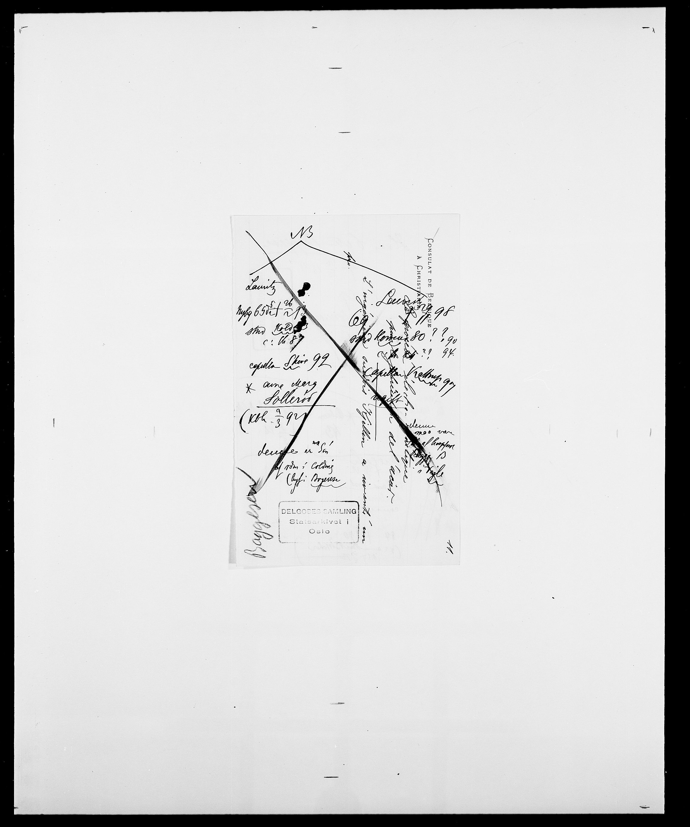 Delgobe, Charles Antoine - samling, AV/SAO-PAO-0038/D/Da/L0003: Barca - Bergen, p. 129