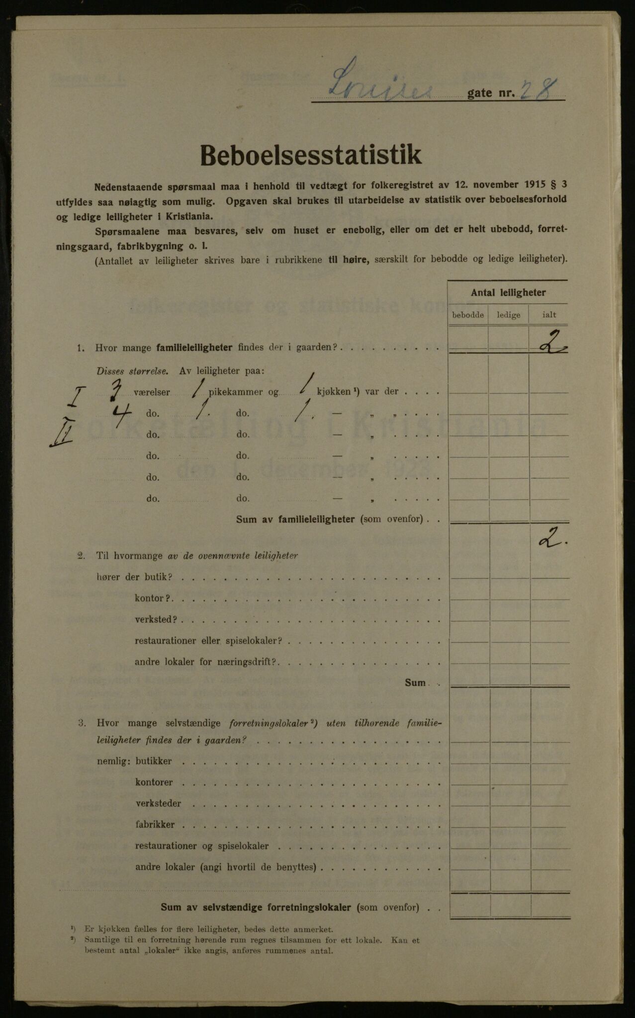 OBA, Municipal Census 1923 for Kristiania, 1923, p. 64951