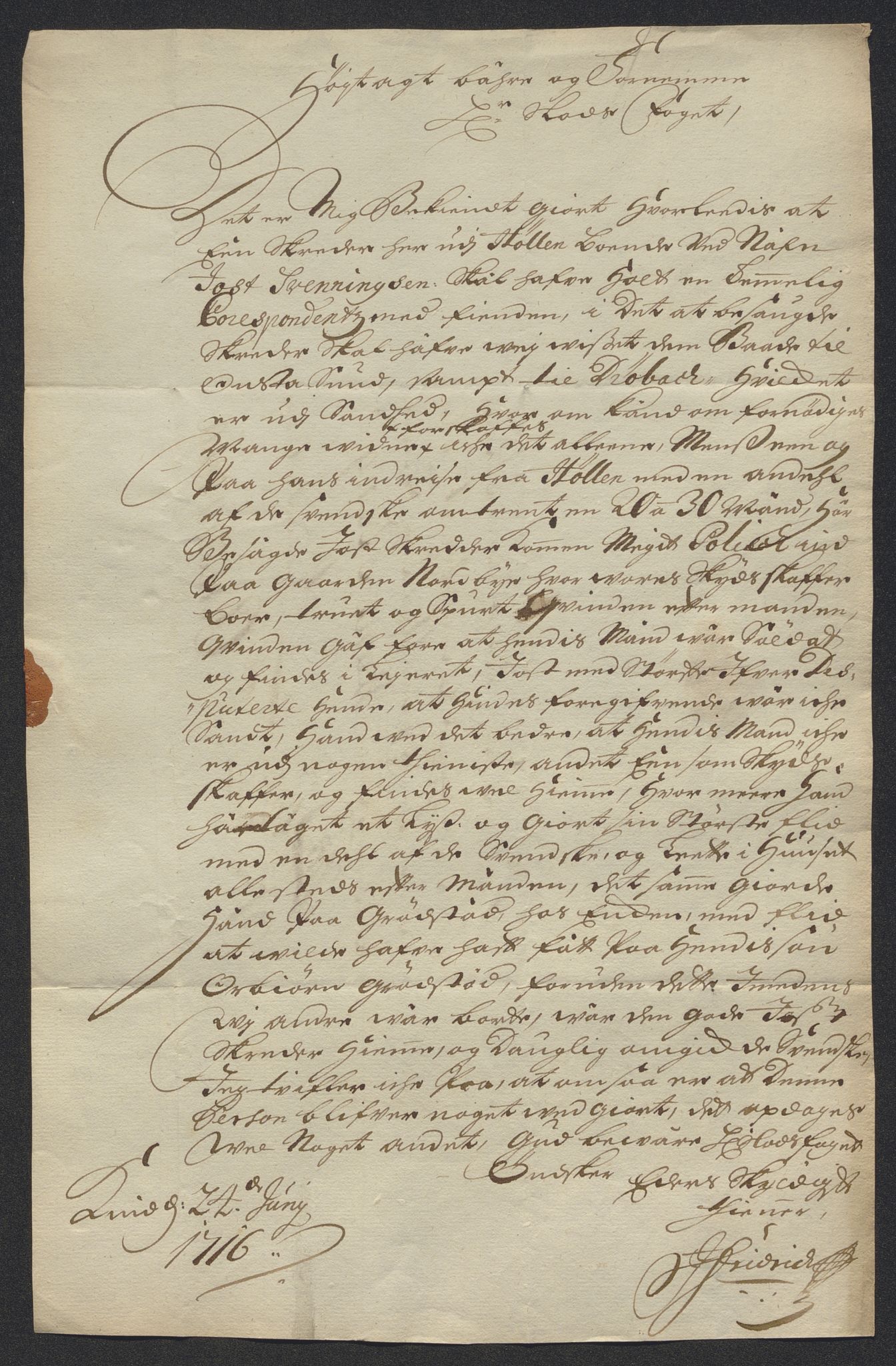 Kristiania stiftamt, AV/SAO-A-10386/E/Ed/Ede/L0005: Fogder, 1716, p. 3