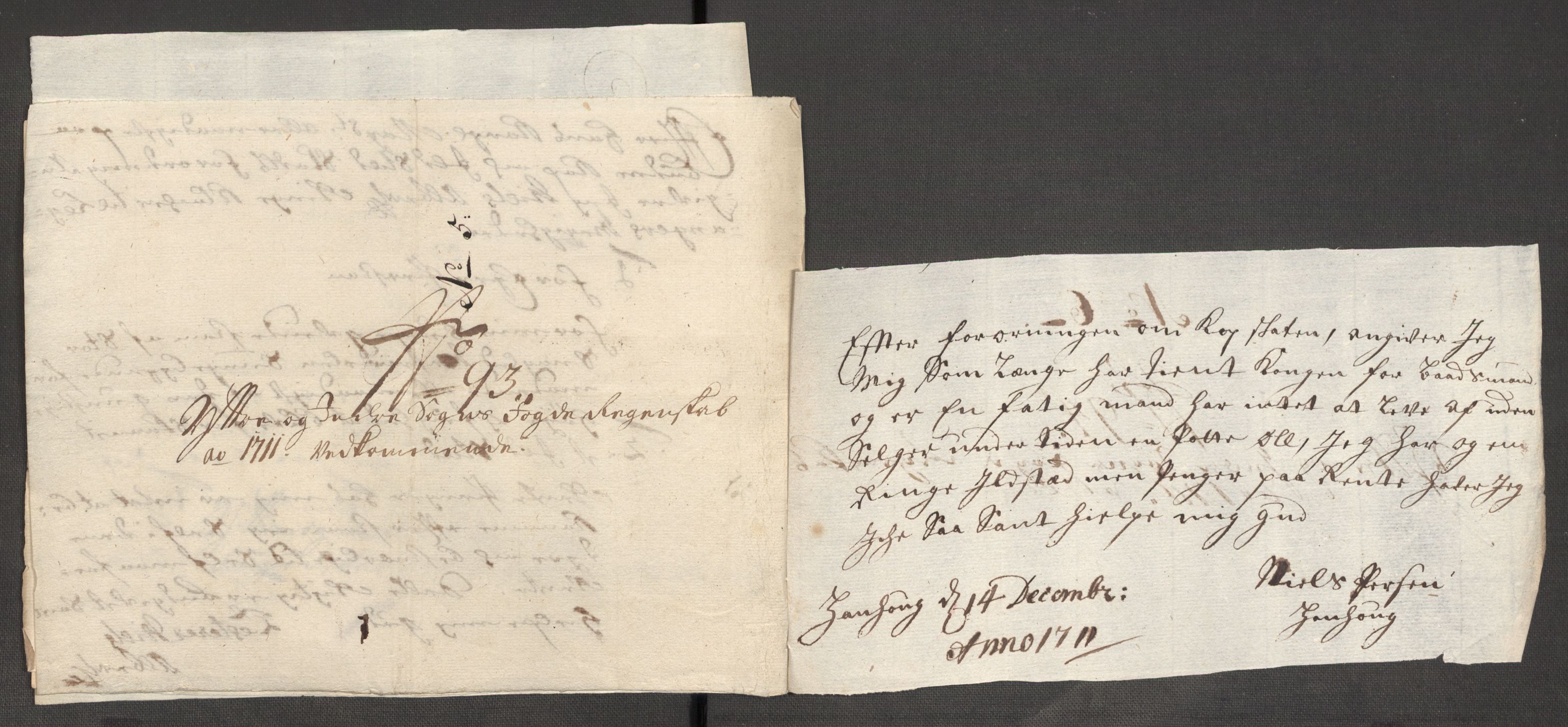 Rentekammeret inntil 1814, Reviderte regnskaper, Fogderegnskap, AV/RA-EA-4092/R52/L3317: Fogderegnskap Sogn, 1711, p. 412