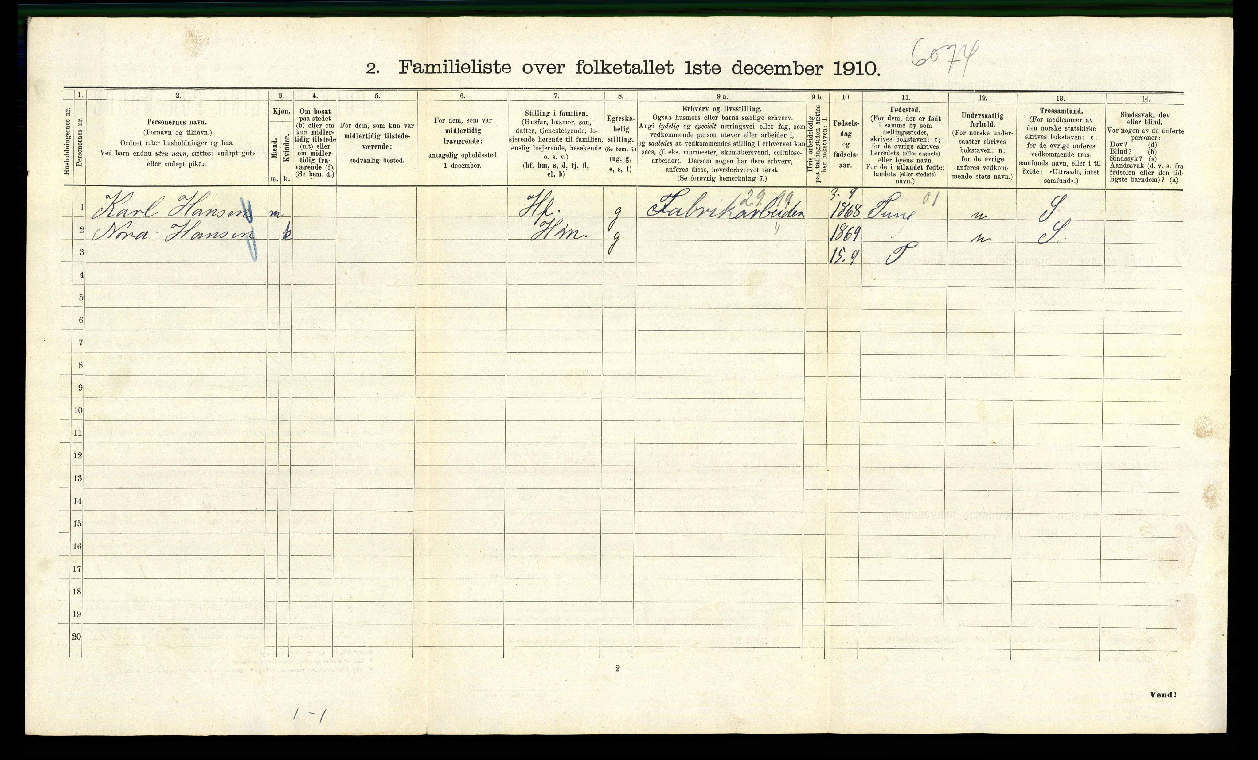 RA, 1910 census for Kristiania, 1910, p. 117992